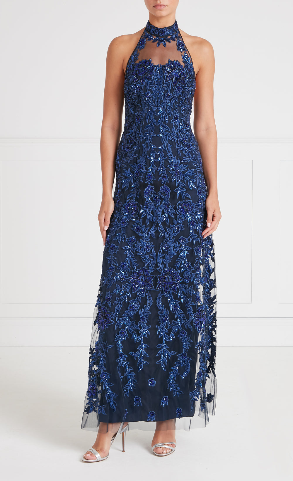 Genevieve Halter Gown - Midnight