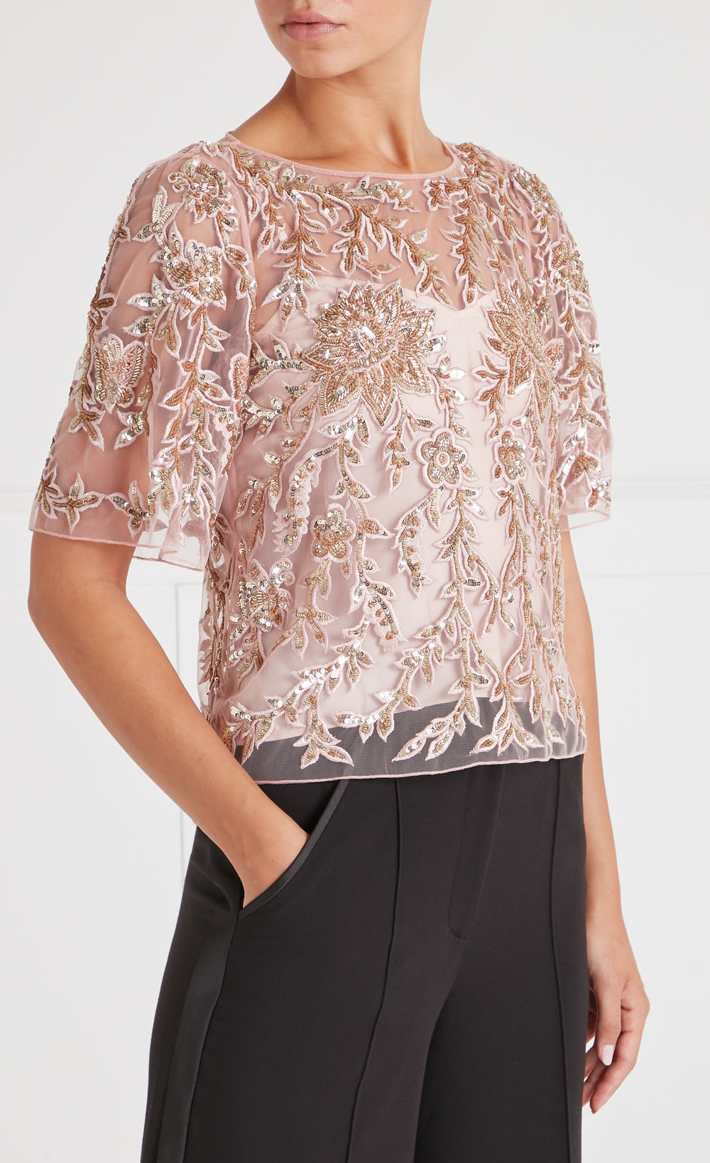 Genevieve Top - Rosewater