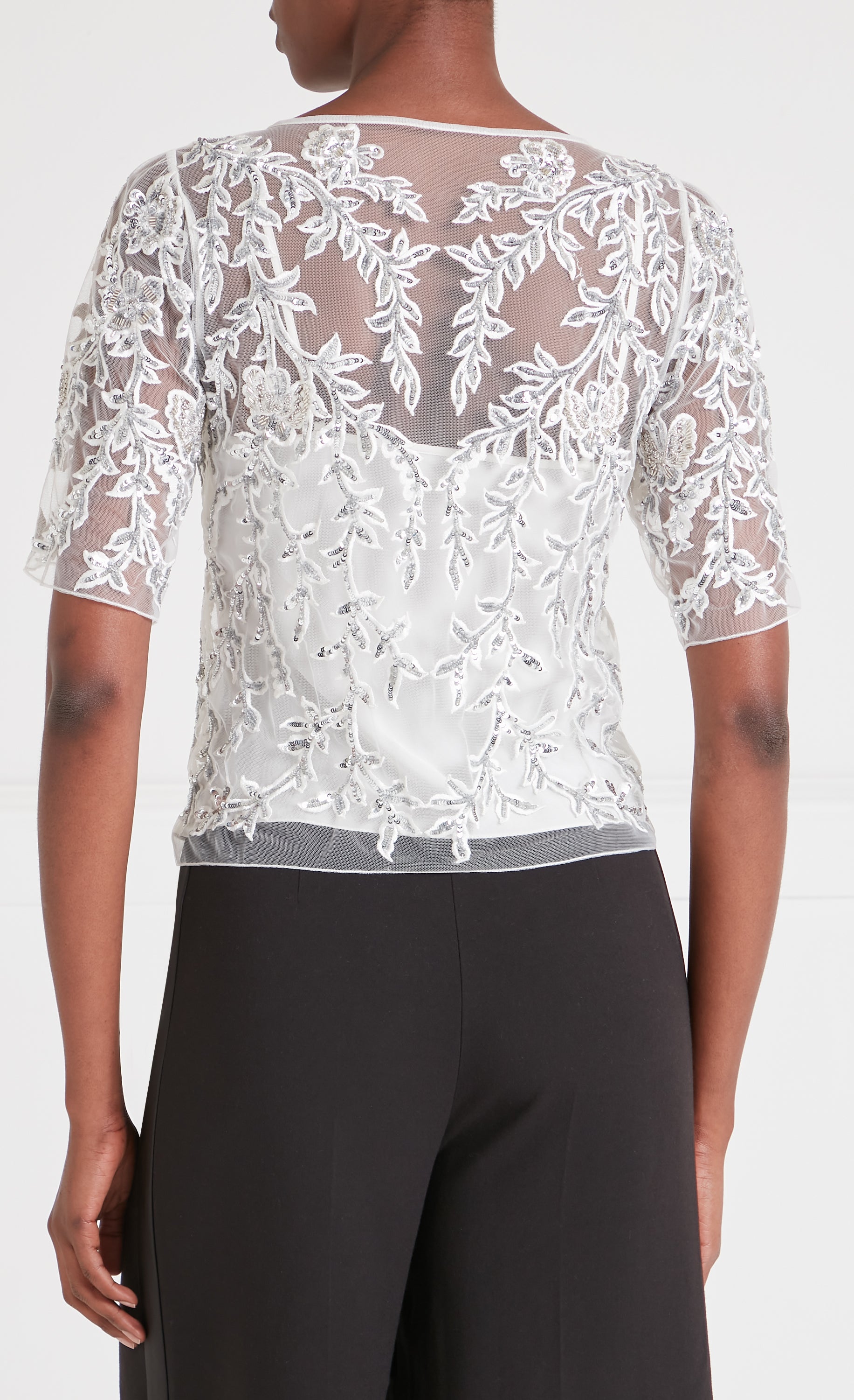 Genevieve Top - Silver