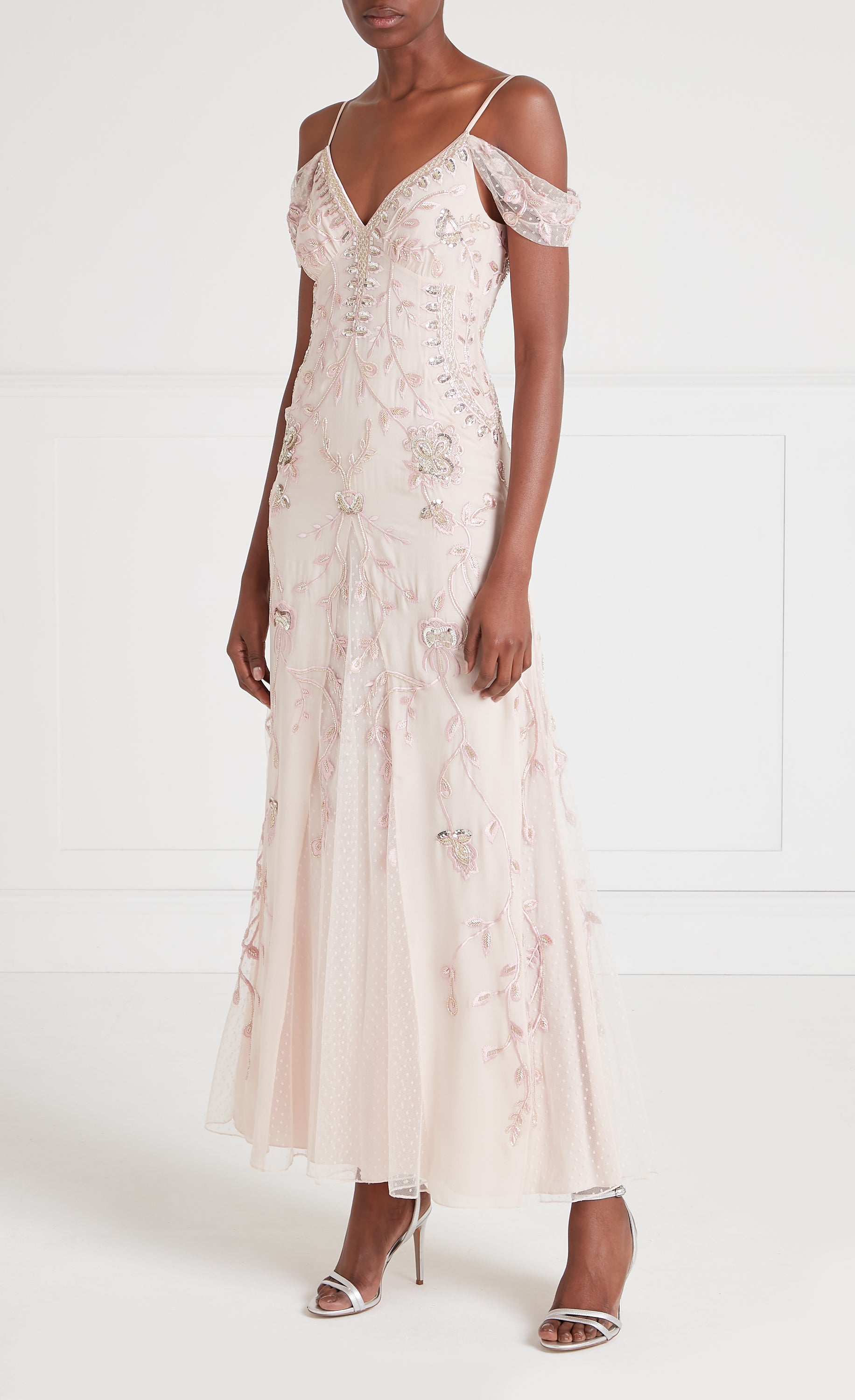 Lilly Strappy Gown - Blush