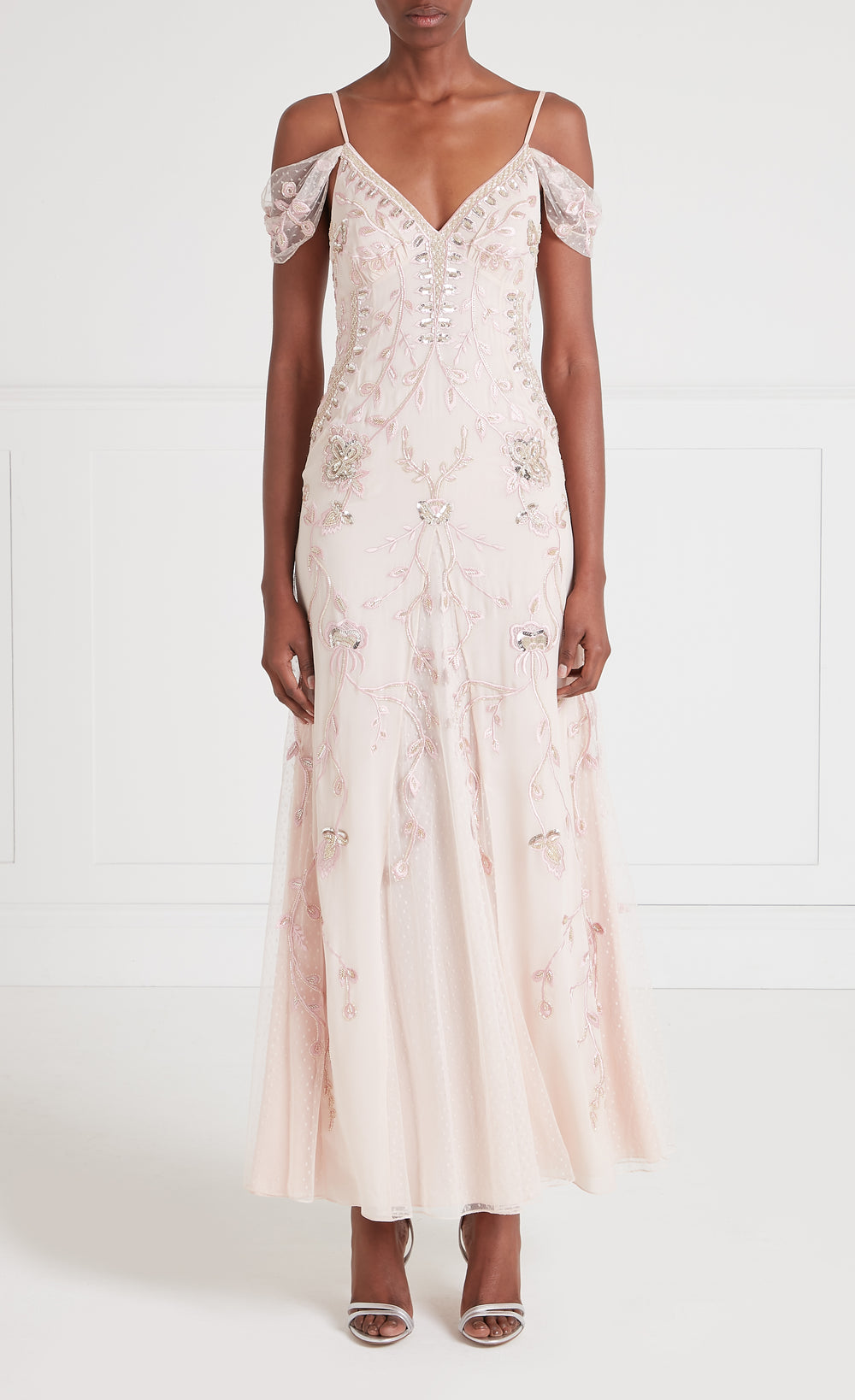 Lilly Strappy Gown - Blush