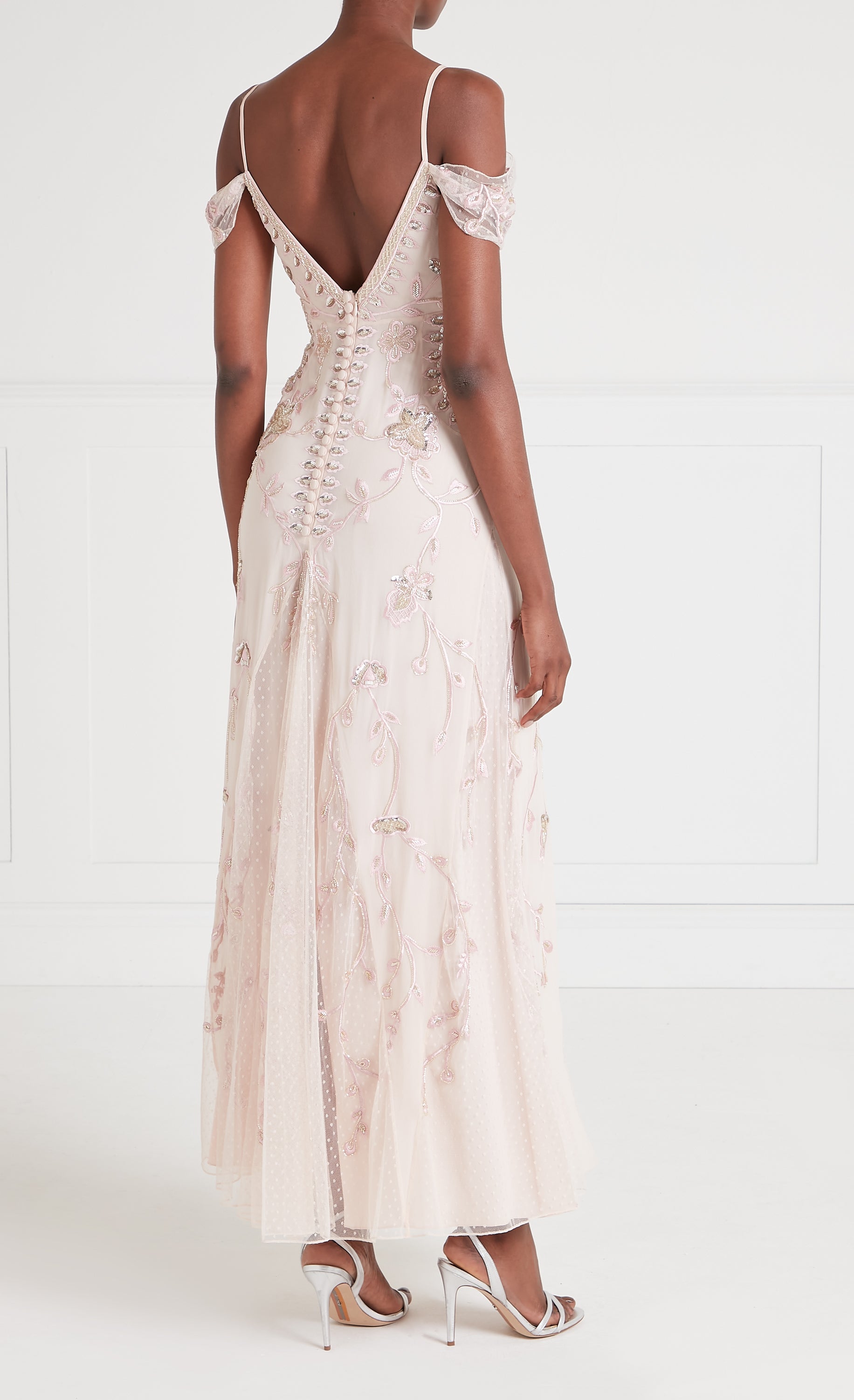 Lilly Strappy Gown - Blush