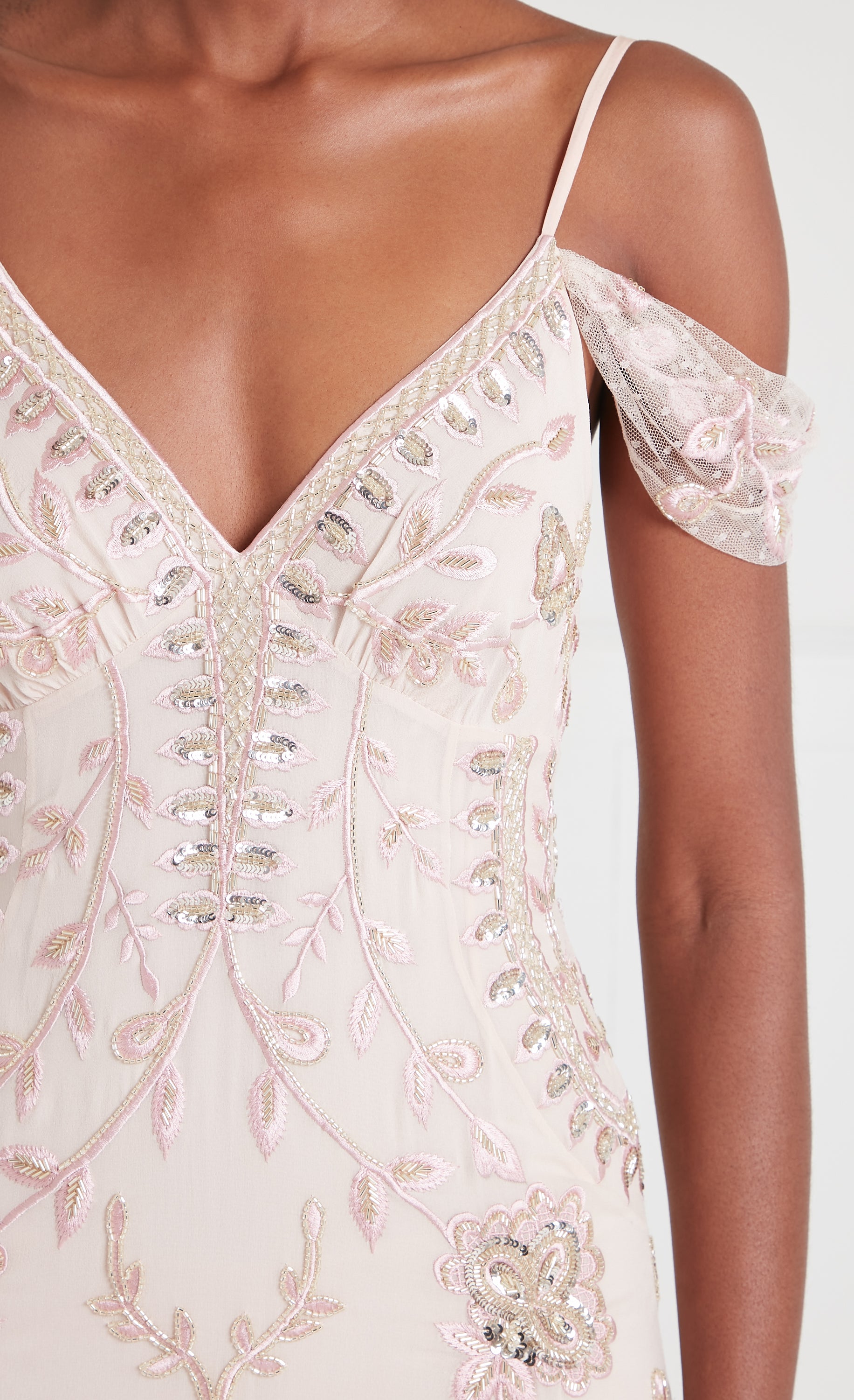 Lilly Strappy Gown - Blush