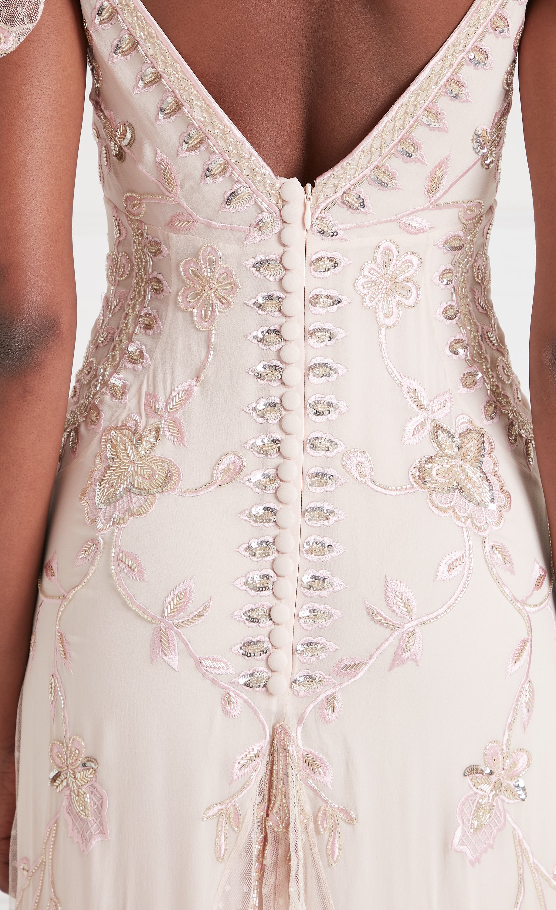 Lilly Strappy Gown - Blush