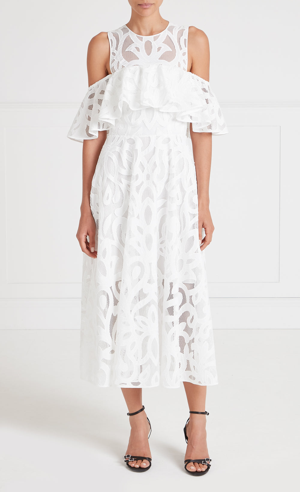 Louis Off-Shoulder Dress - White