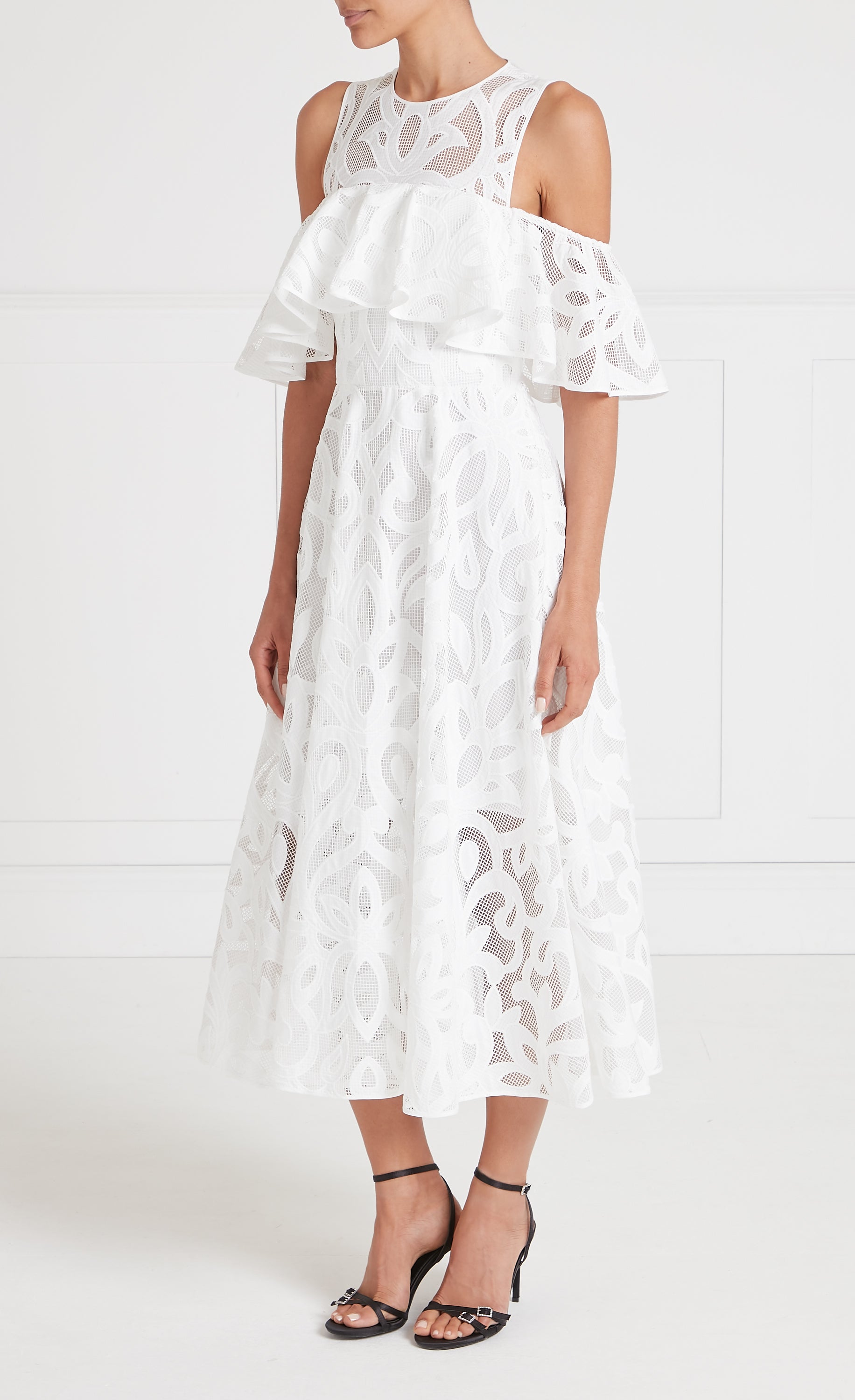 Louis Off-Shoulder Dress - White