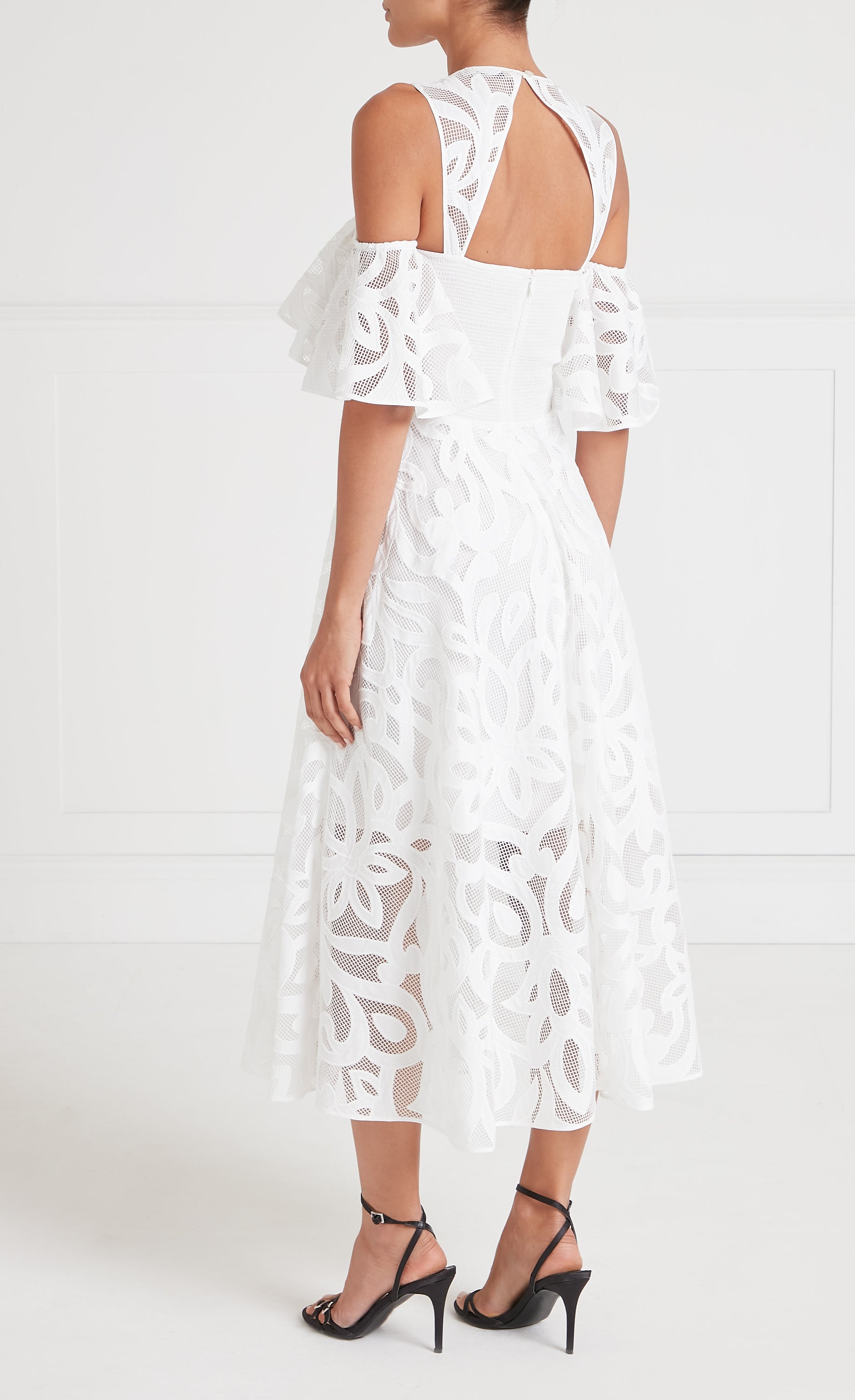 Louis Off-Shoulder Dress - White