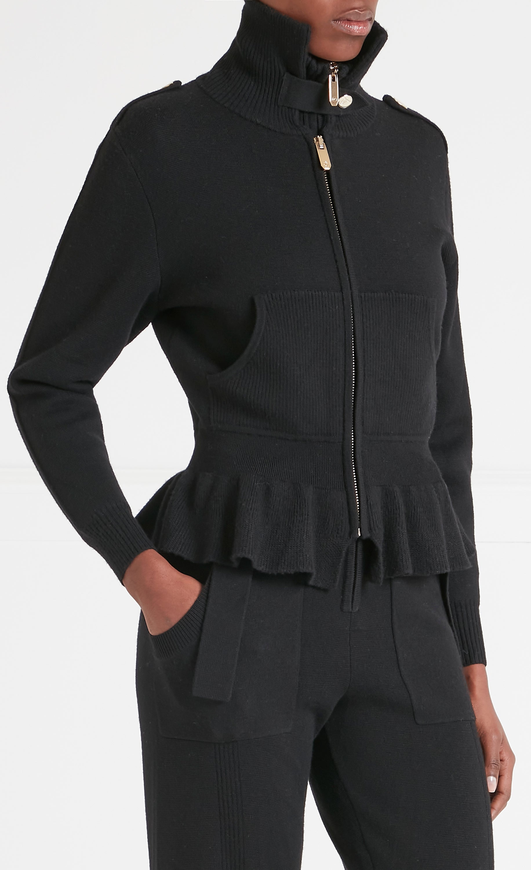 Napoleon Jacket - Black | Knitwear | Temperley London – Temperley