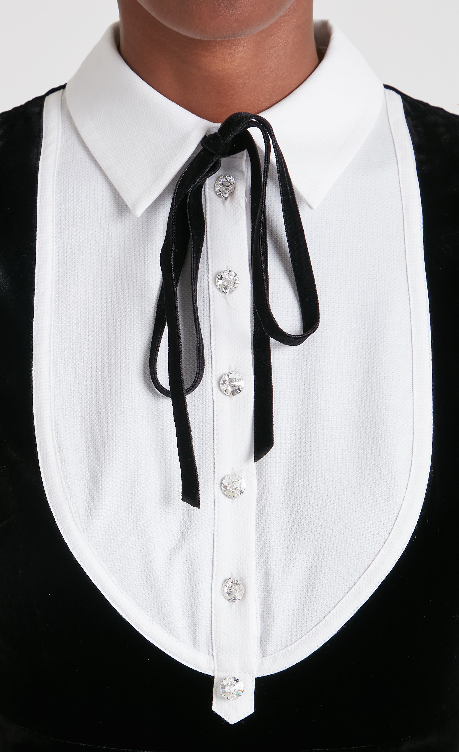 Pompidou Bib Dress - Black