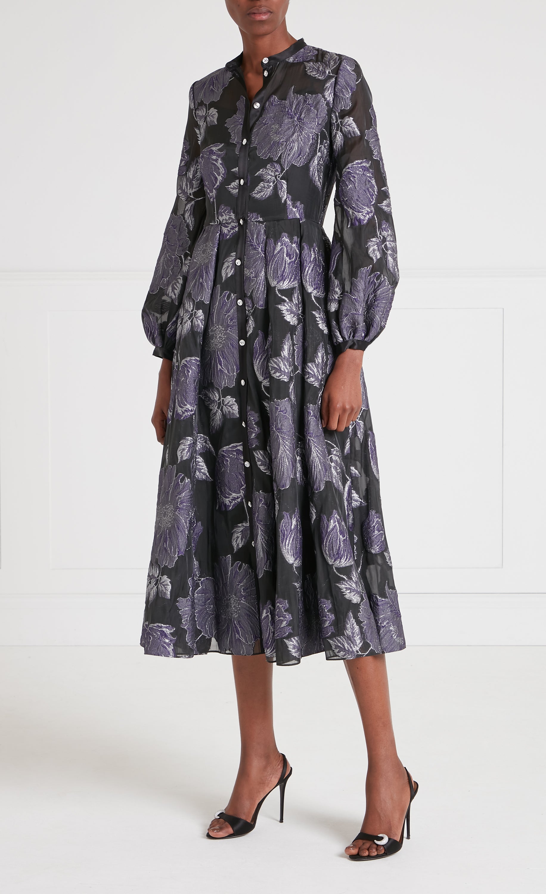 Bridget Cocktail Dress - Black/Silver