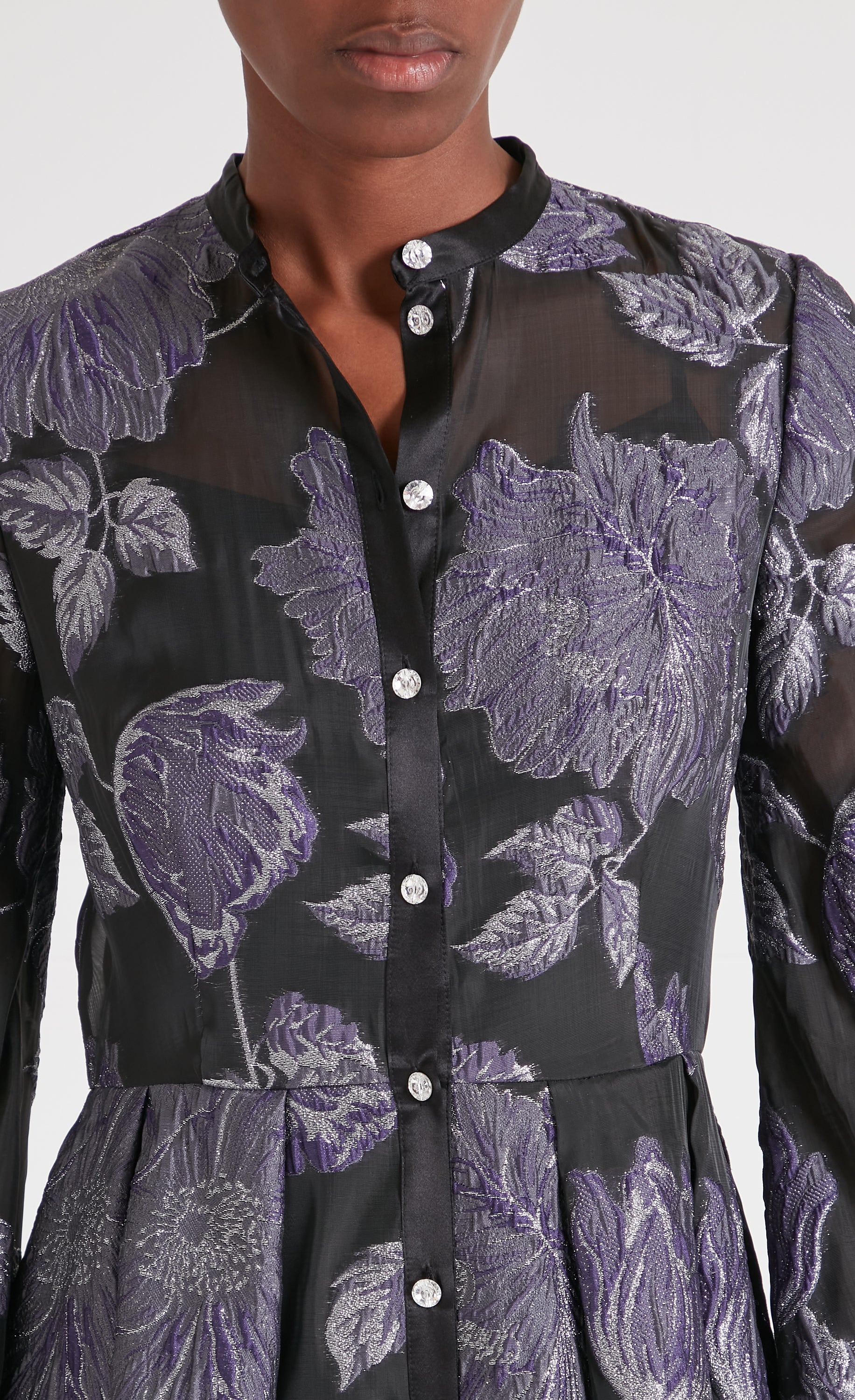 Bridget Cocktail Dress - Black/Silver