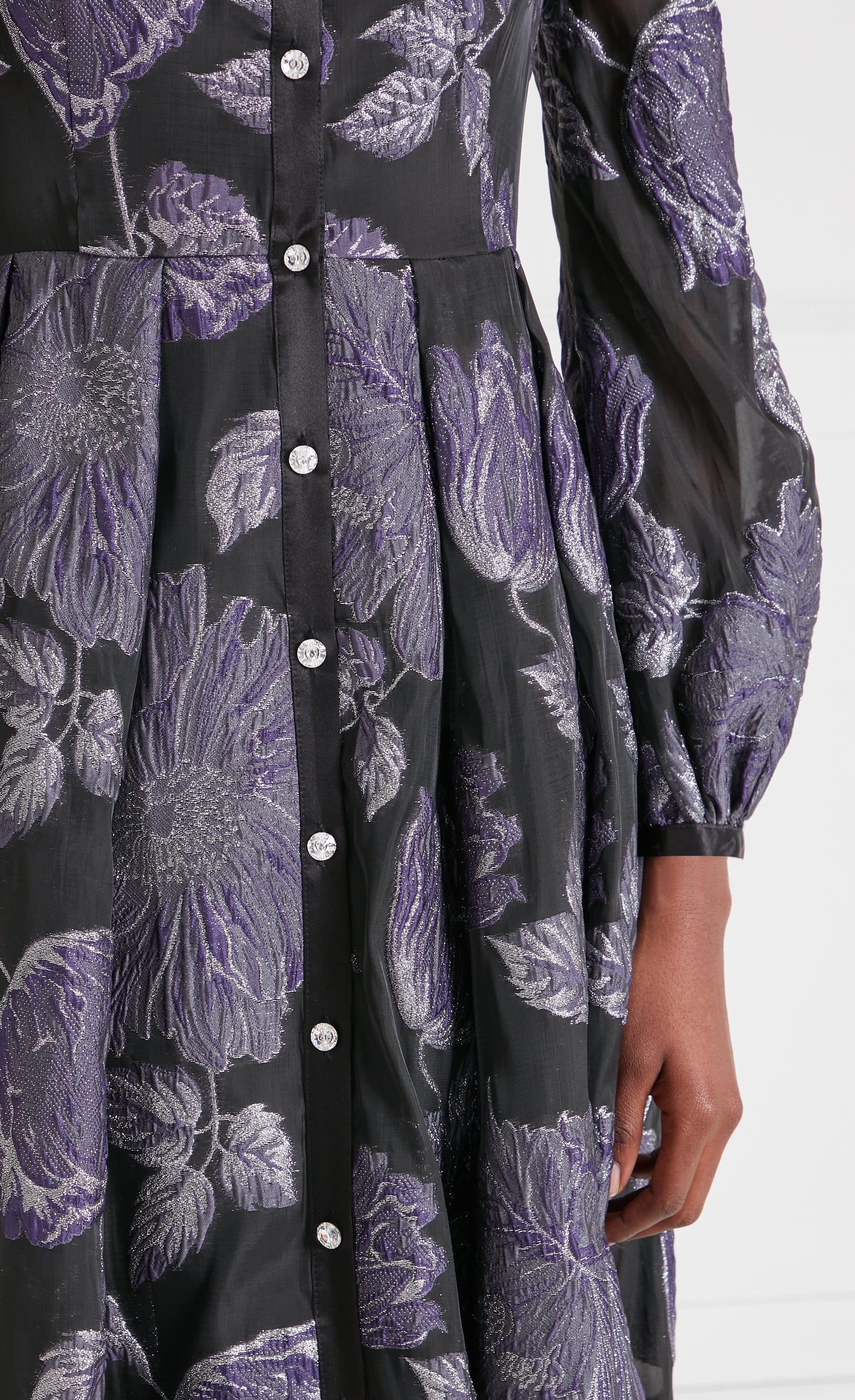 Bridget Cocktail Dress - Black/Silver