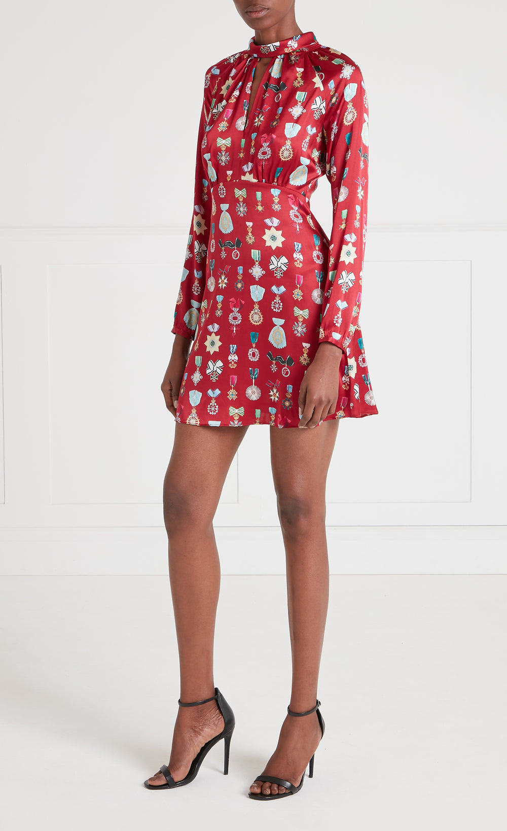 Gloriette Mini Dress - Crimson
