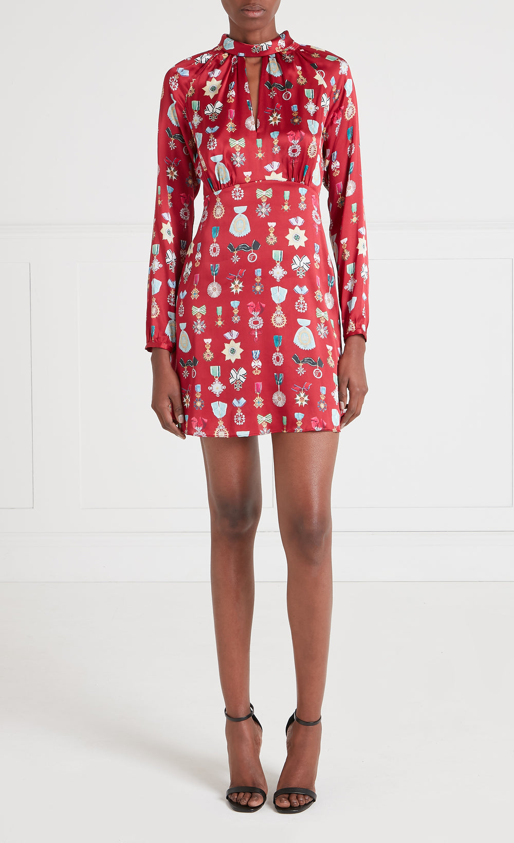 Gloriette Mini Dress - Crimson