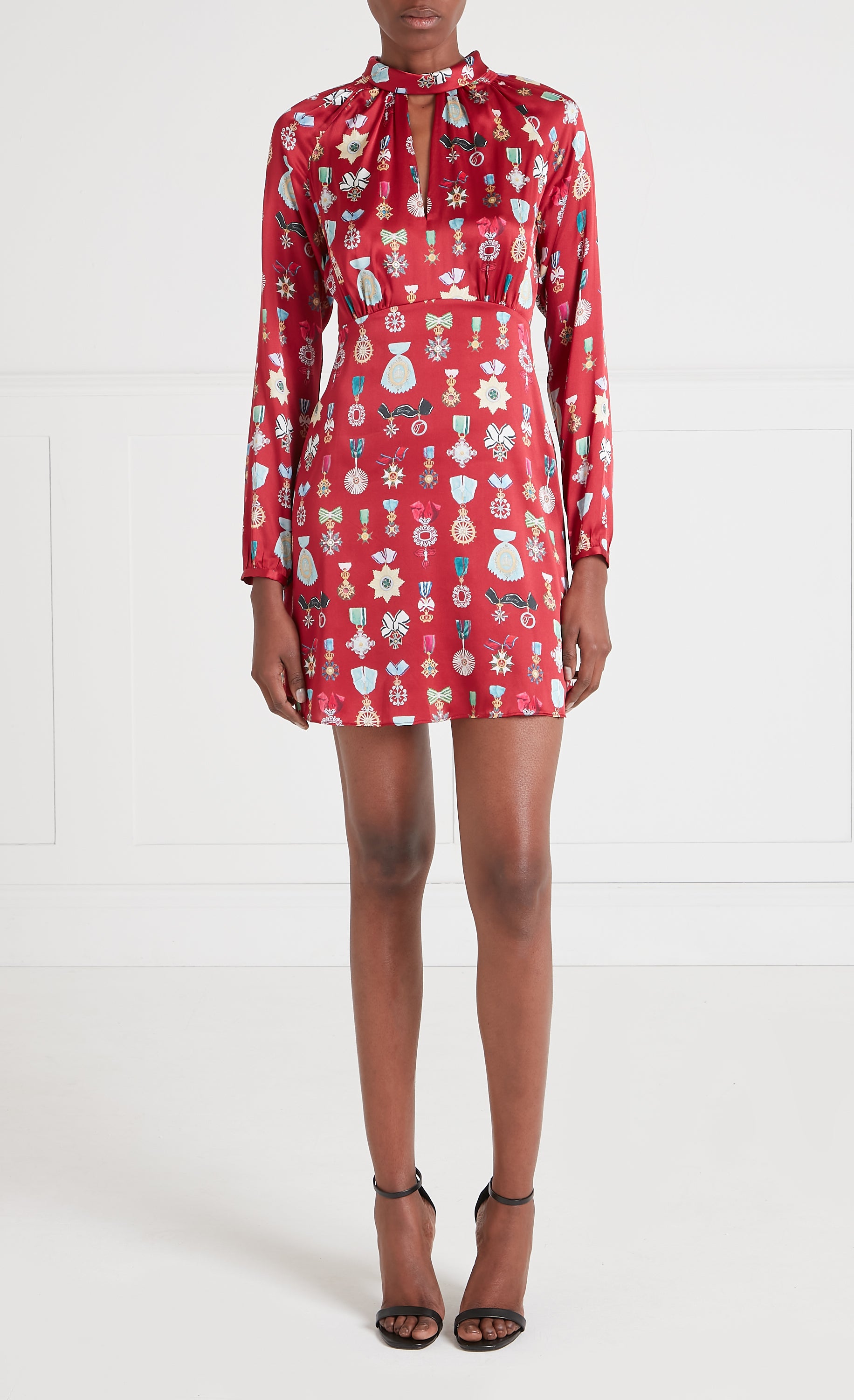 Gloriette Mini Dress - Crimson