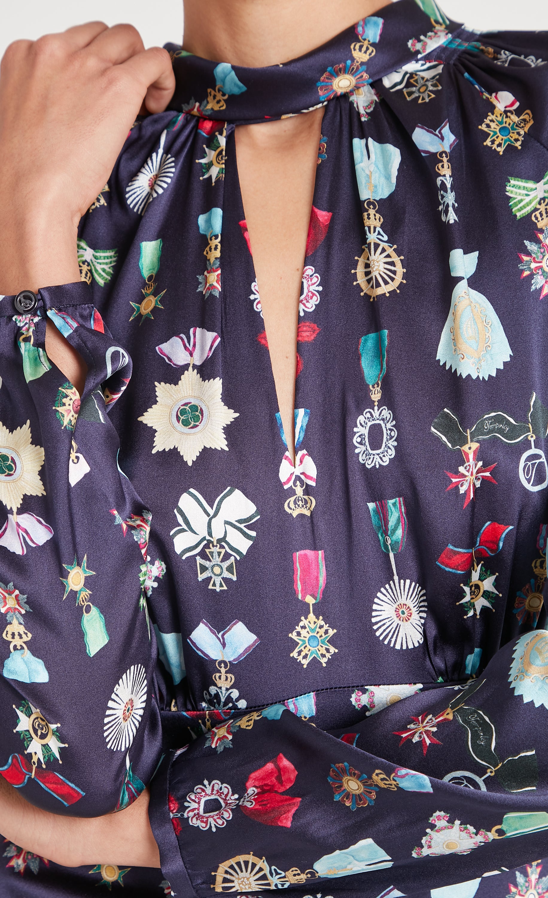 Gloriette Mini Dress - Harbour Blue