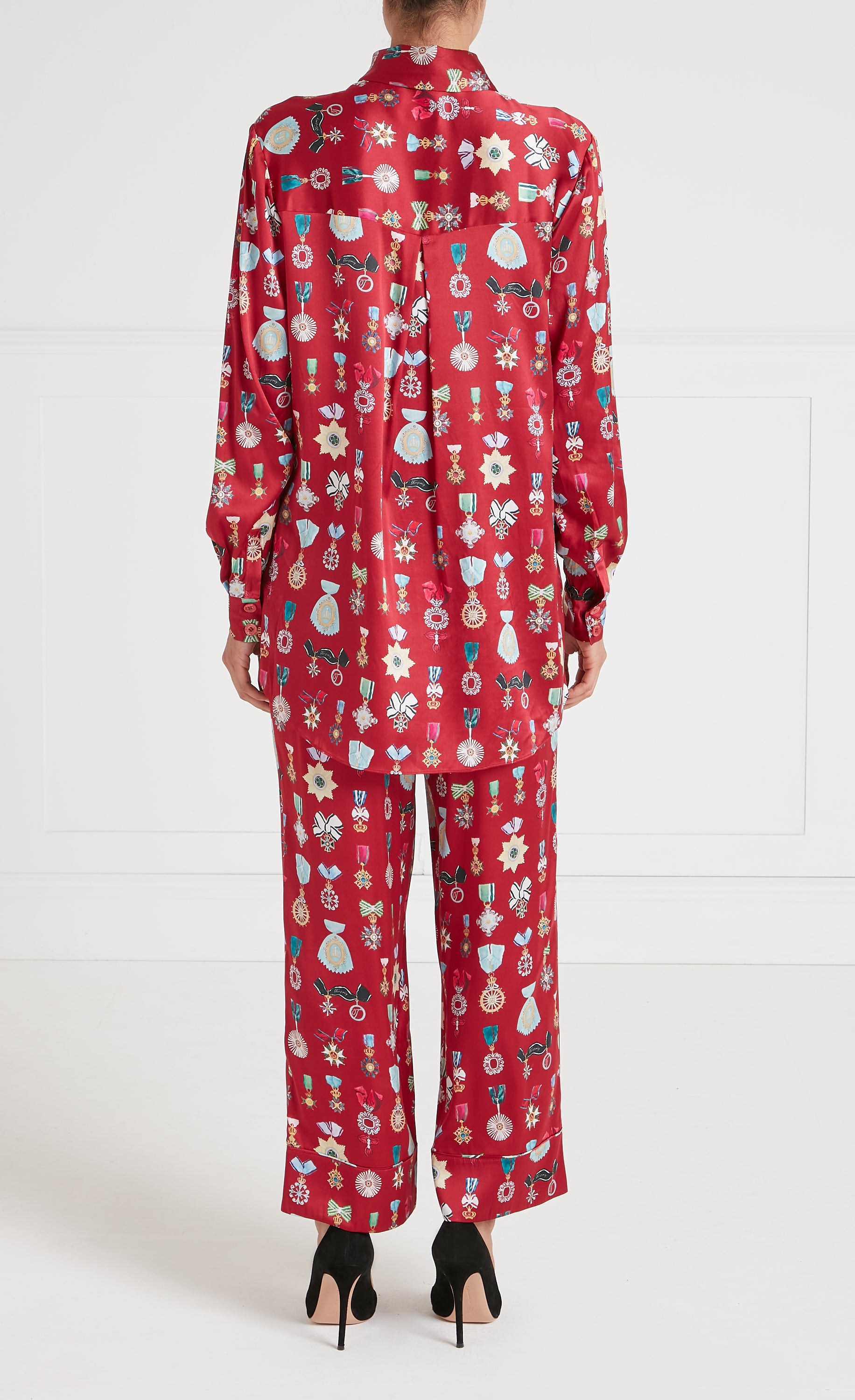 Gloriette Trousers - Crimson