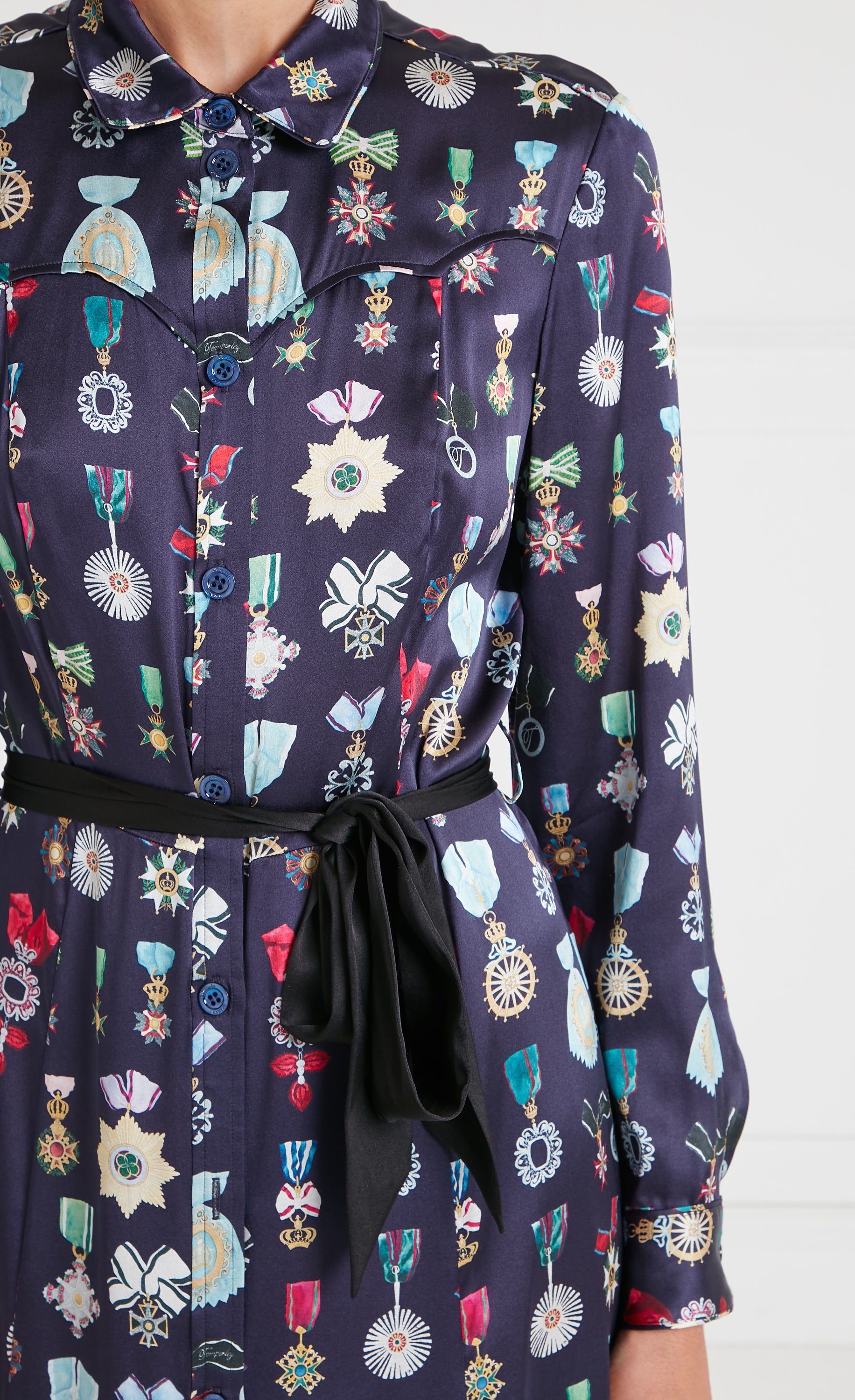 Gloriette Shirt Dress - Harbour Blue