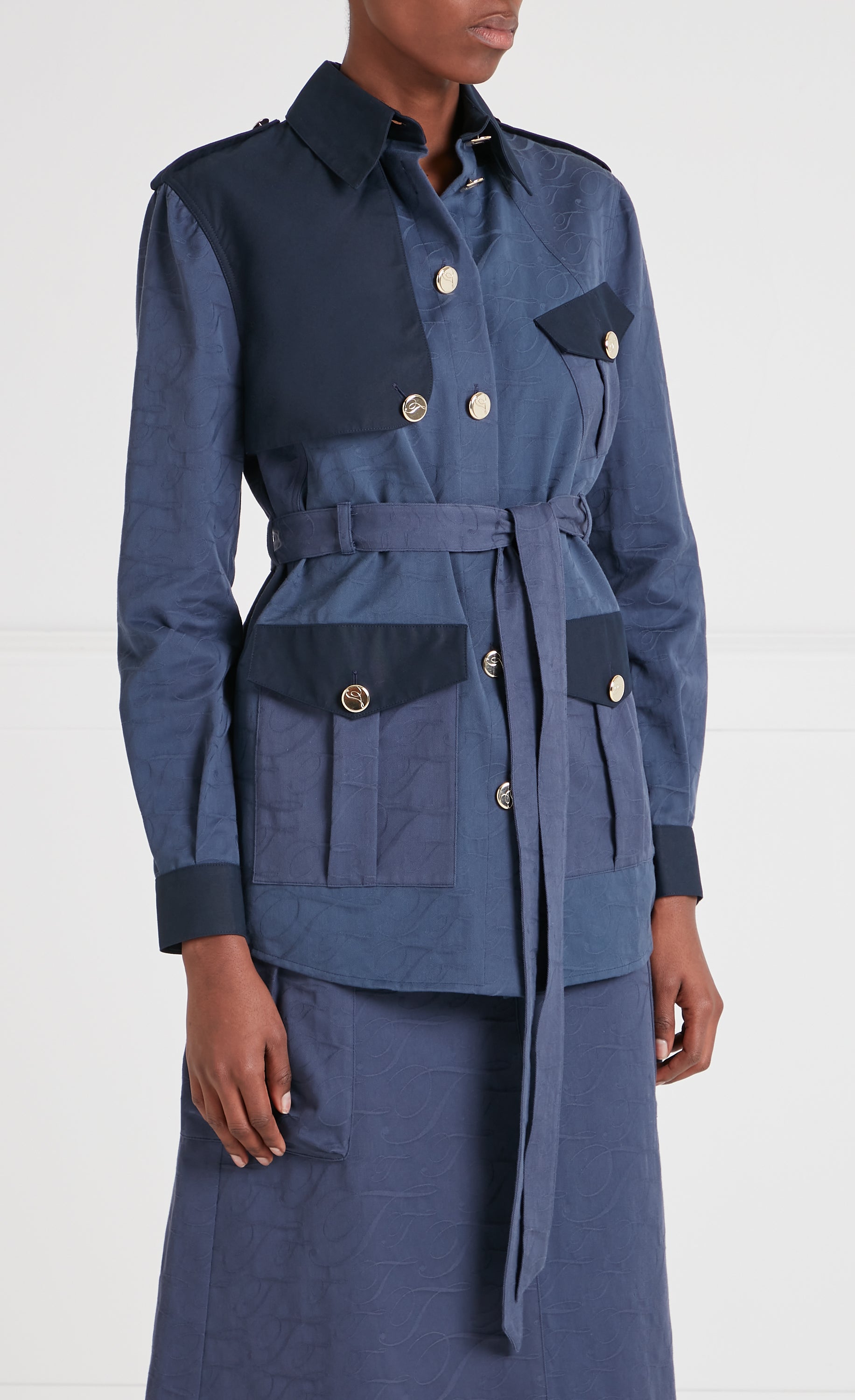 Victory Shirt Jacket - Sea Blue