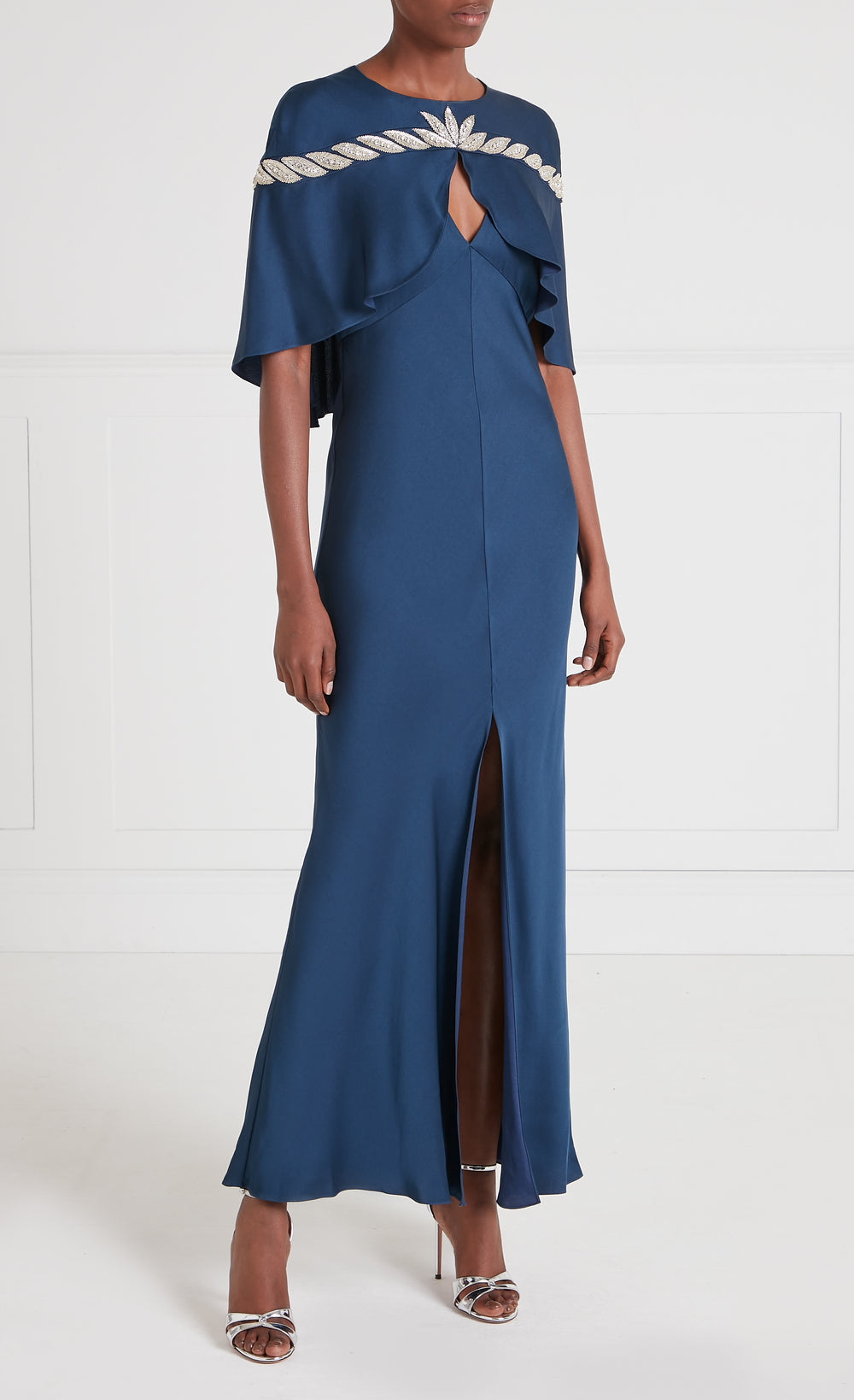 Vine Cape Gown - Midnight