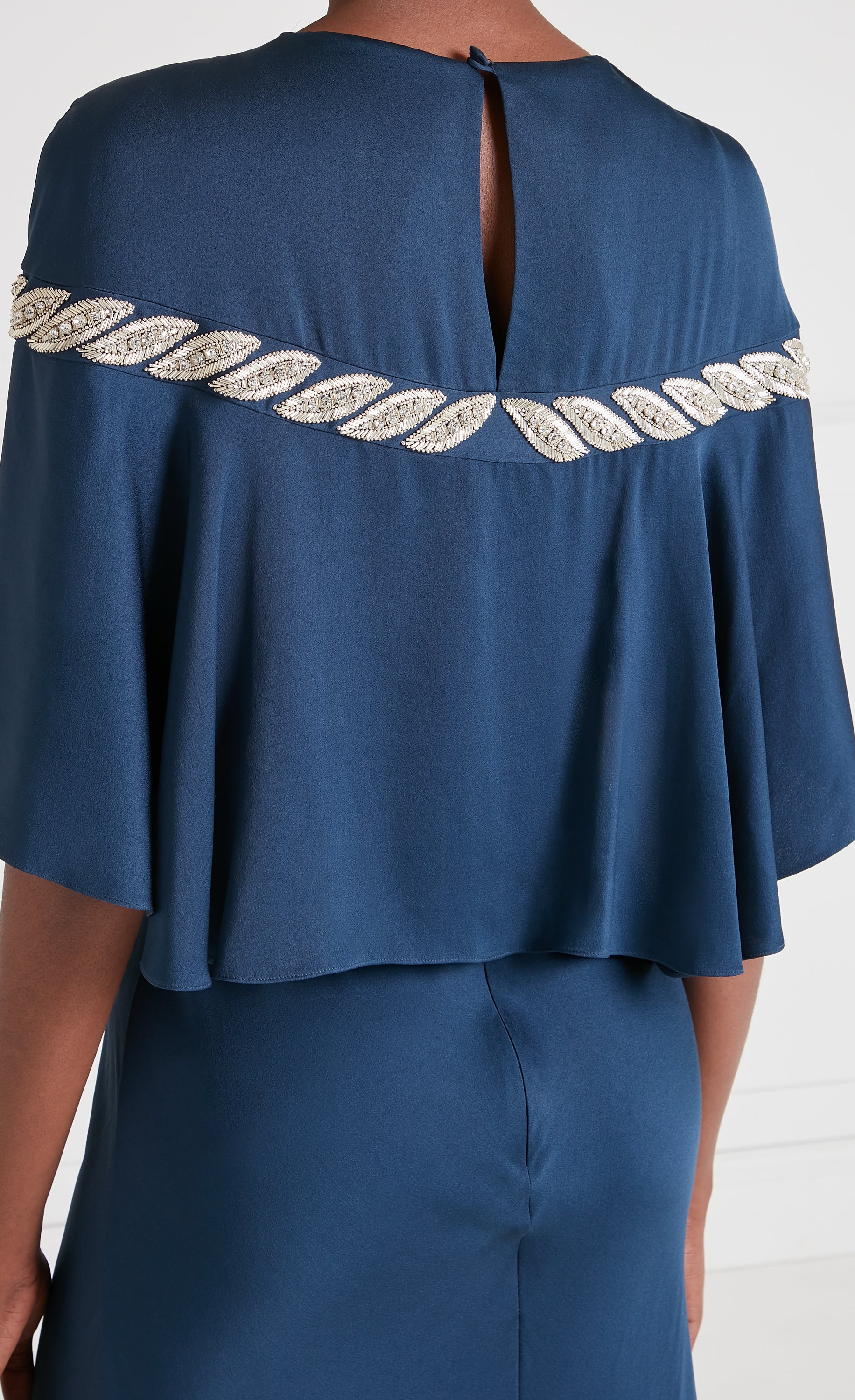 Vine Cape Gown - Midnight