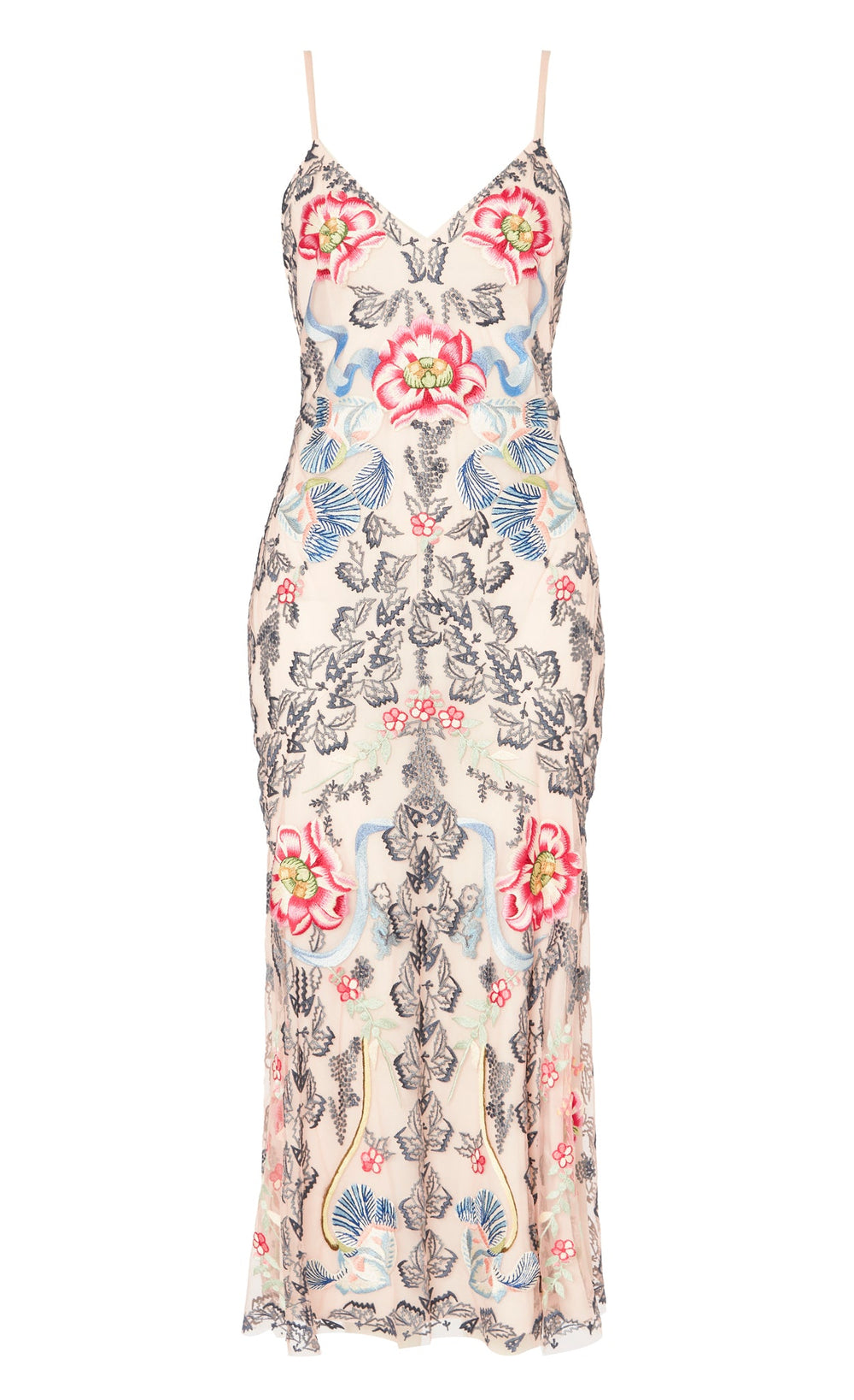 Bilbao Strappy Dress - Rosewater