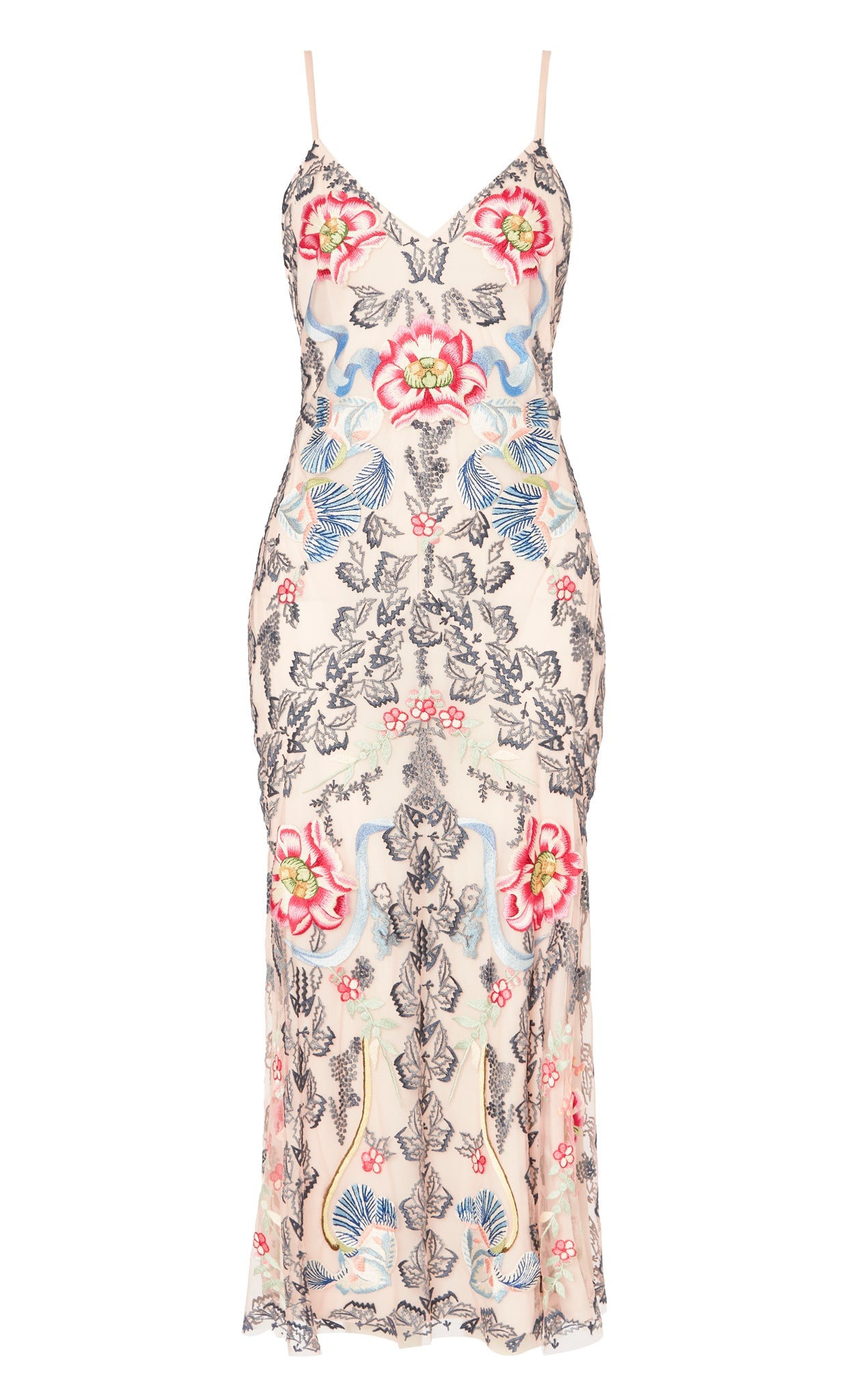 Bilbao Strappy Dress - Rosewater