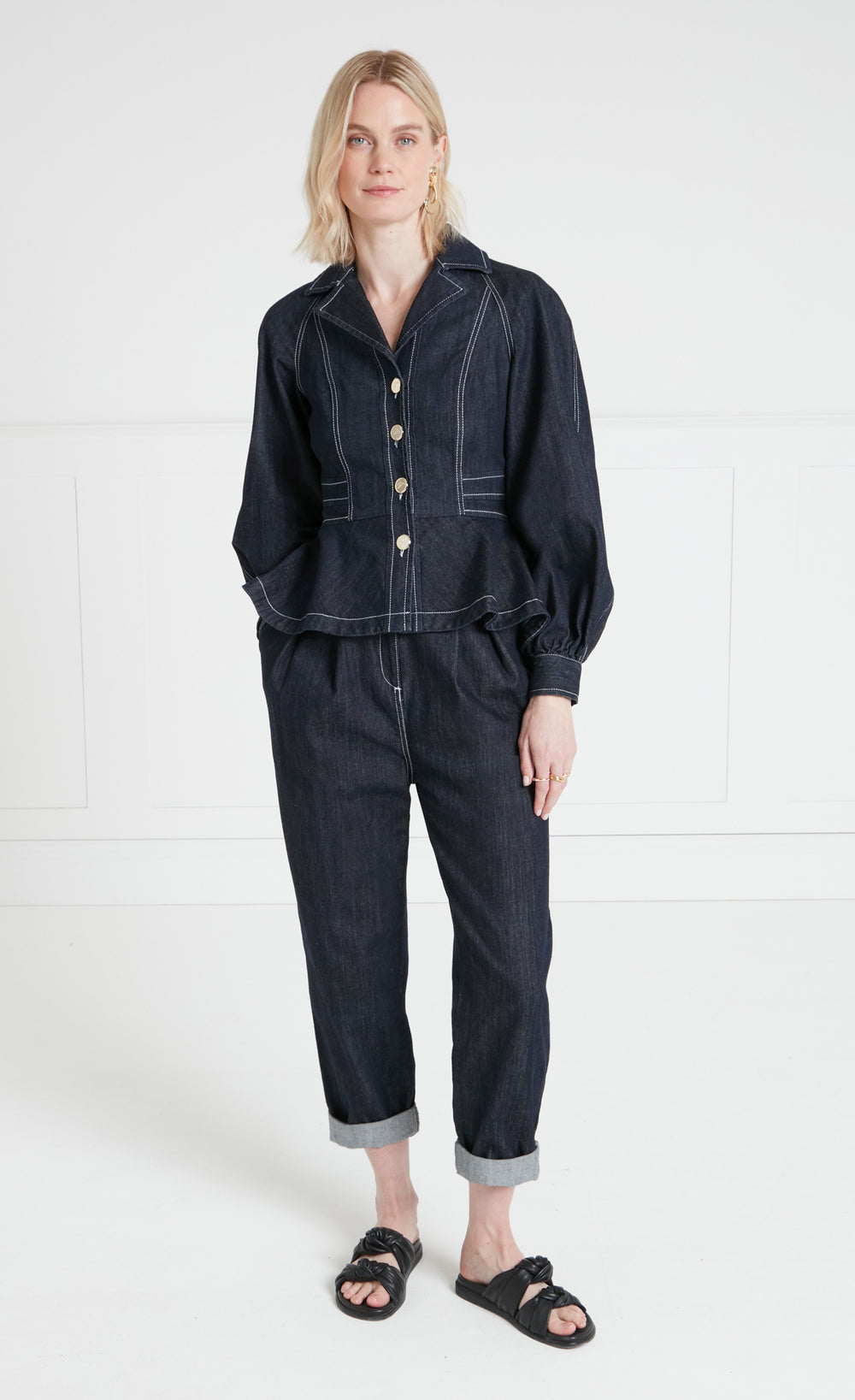 Maye Trousers - Blue