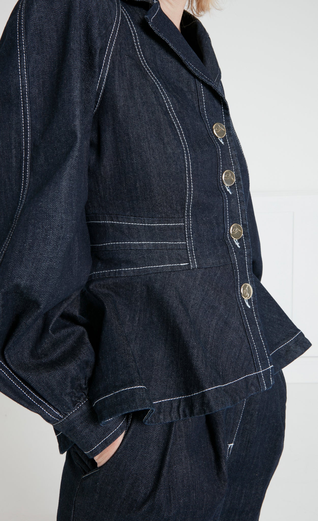 Maye Corset Jacket - Blue