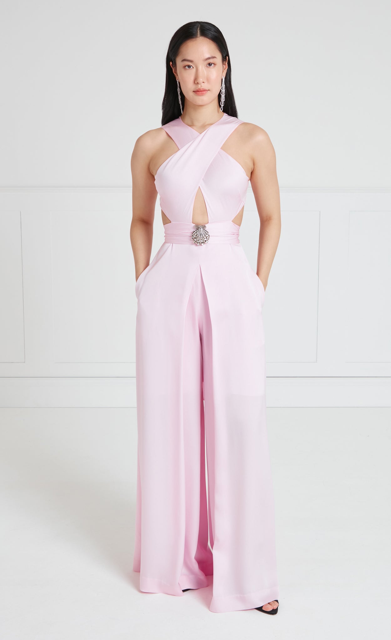 Sofia Jumpsuit - Powder Pink | Dresses & Jumpsuits | Temperley