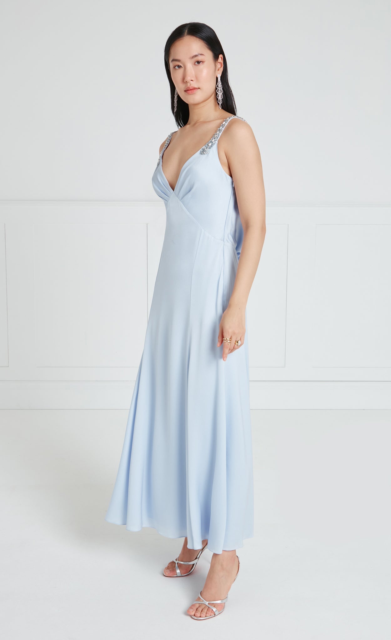 Sofia Strappy Dress - Powder Blue | Dresses & Jumpsuits