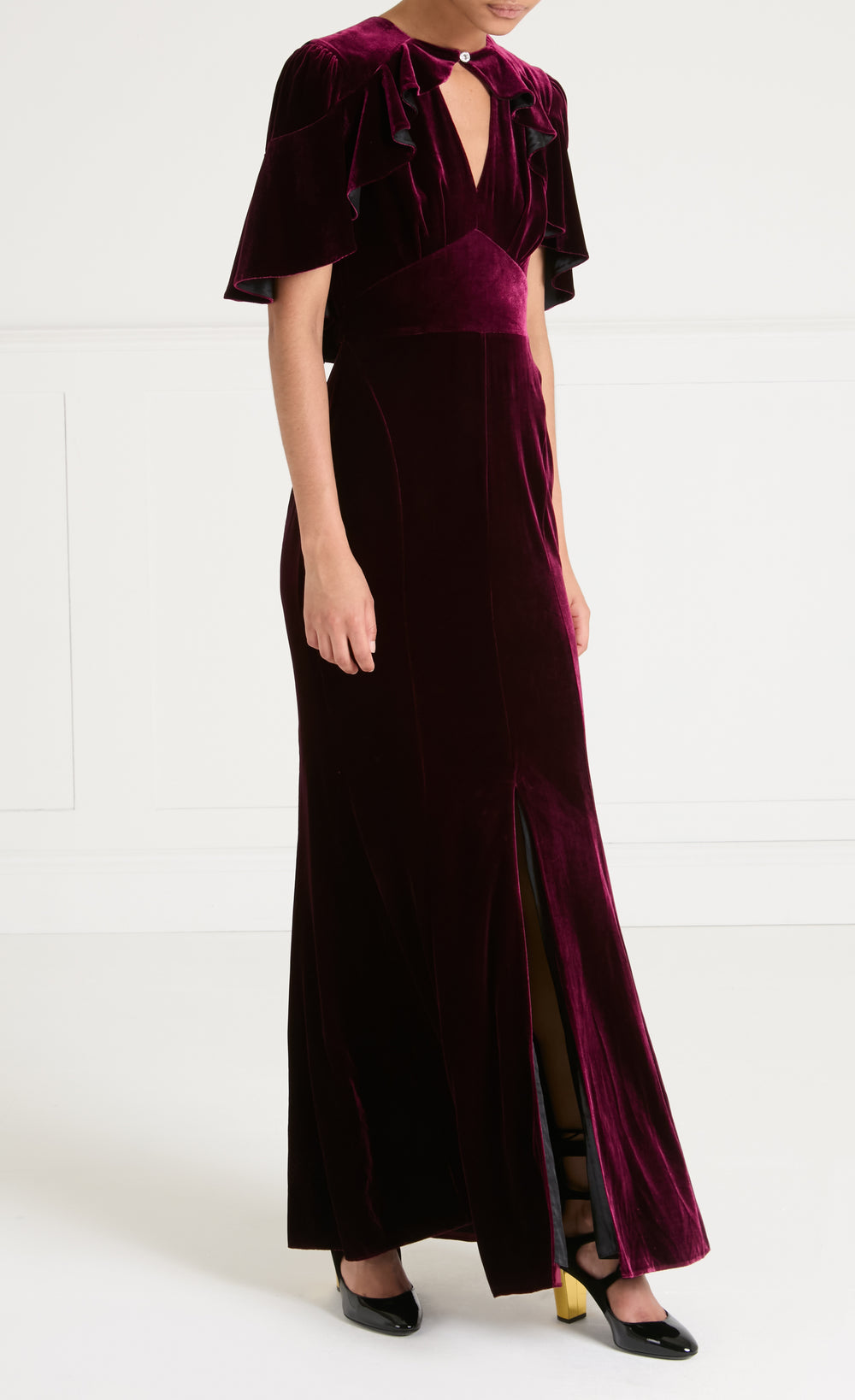 Ashcombe Dress - Claret