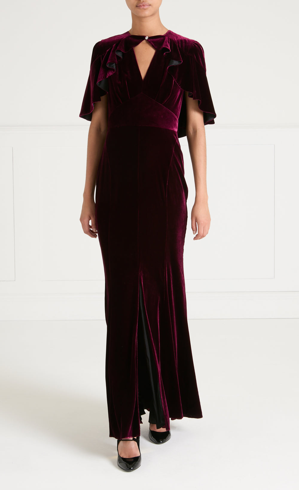 Ashcombe Dress - Claret