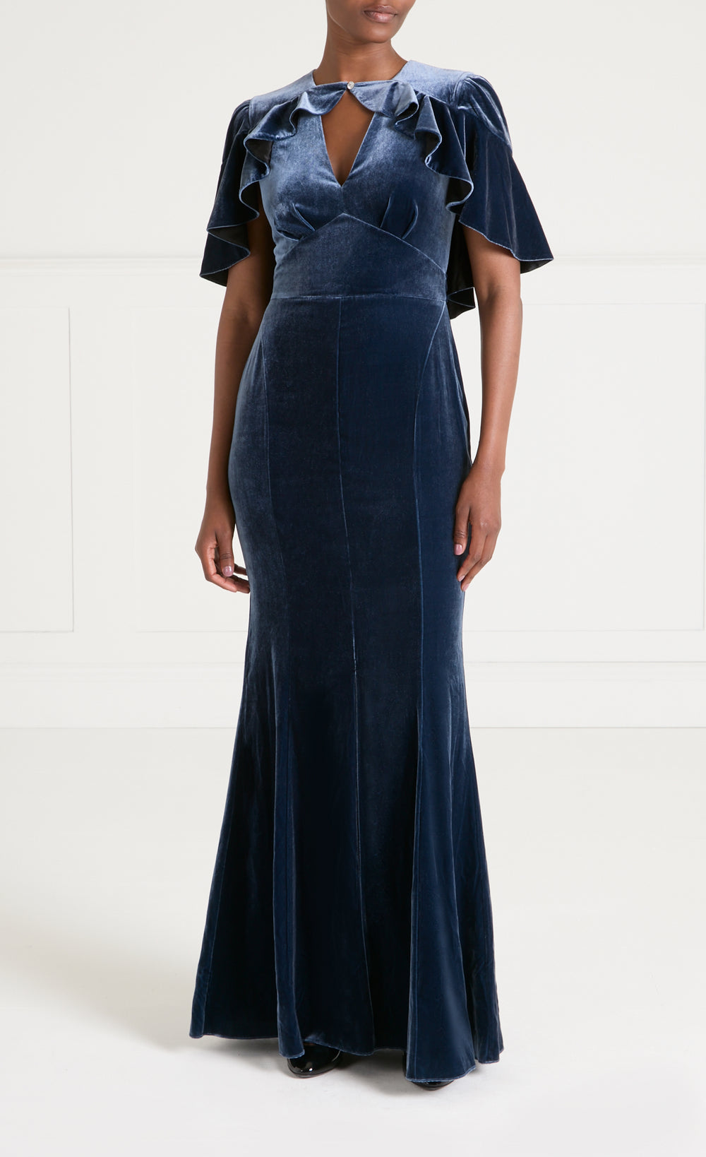 Ashcombe Dress - Slate Blue