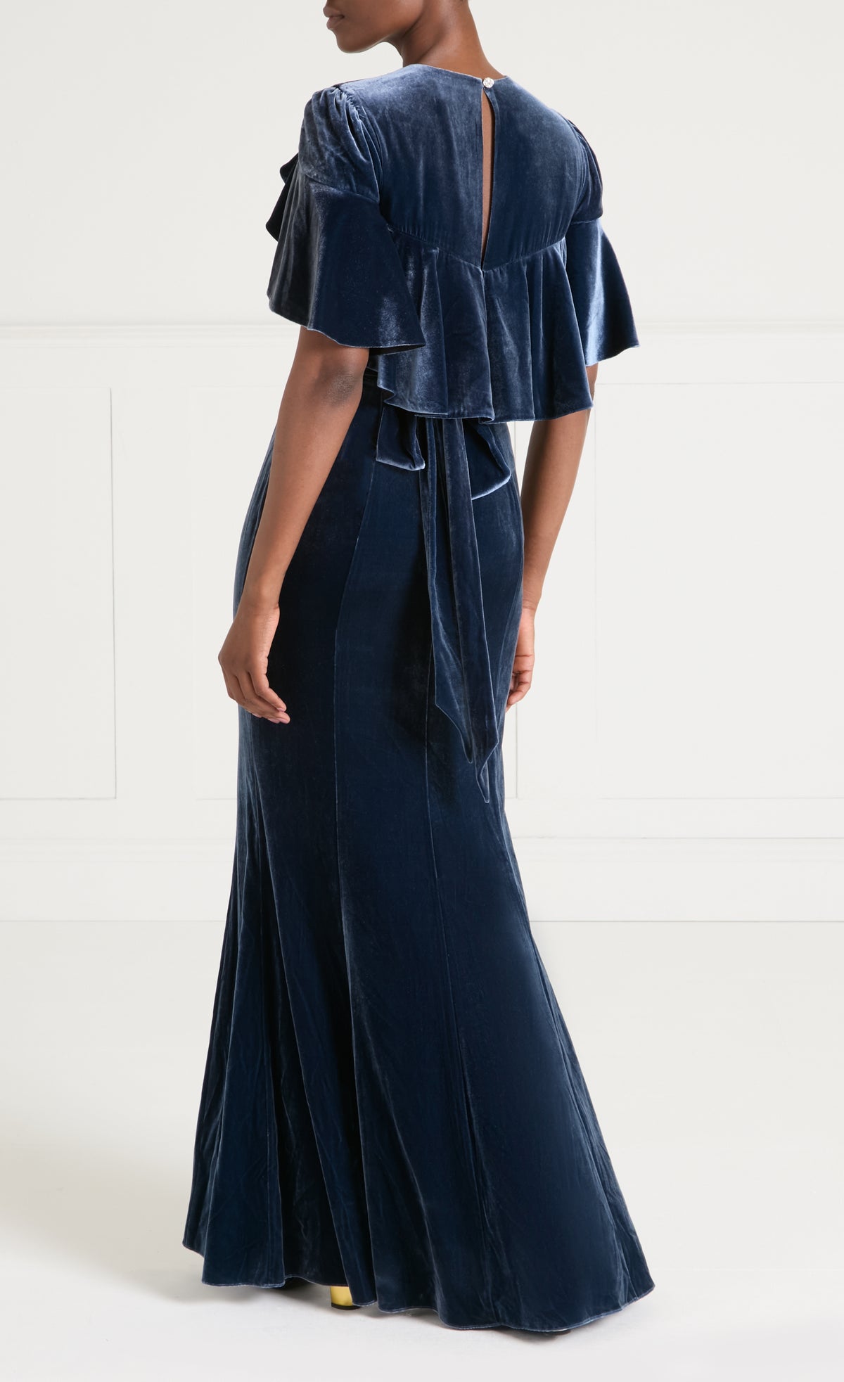 Ashcombe Dress - Slate Blue