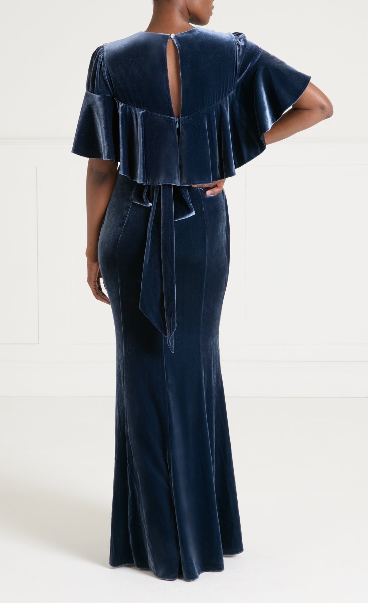 Ashcombe Dress - Slate Blue