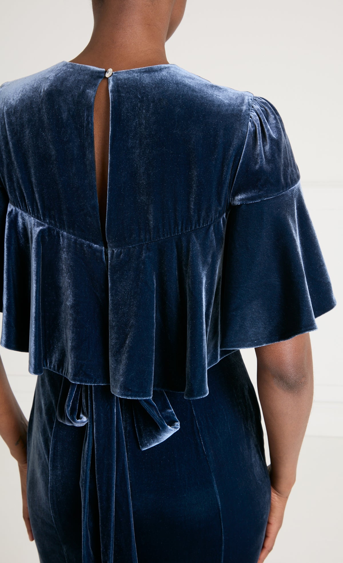Ashcombe Dress - Slate Blue