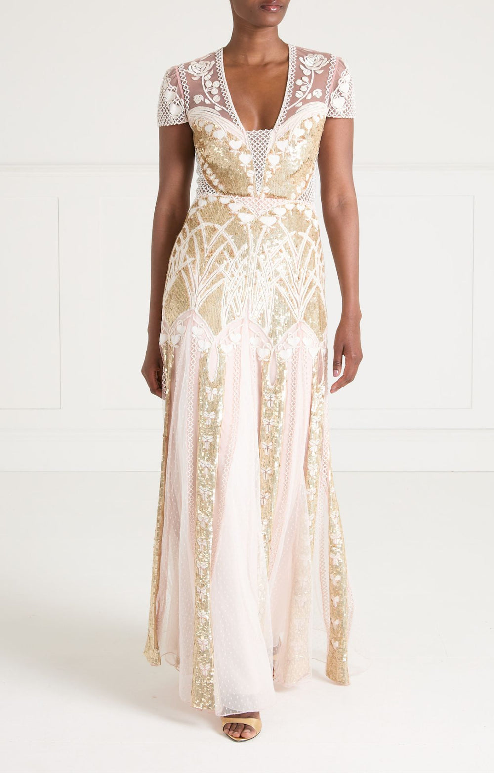 Cabira Gown - Rose Gold