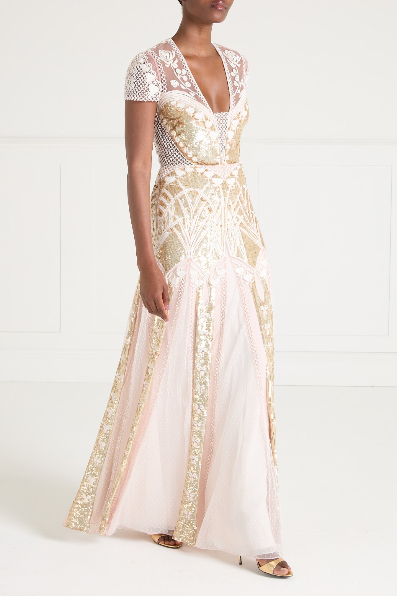 Cabira Gown - Rose Gold