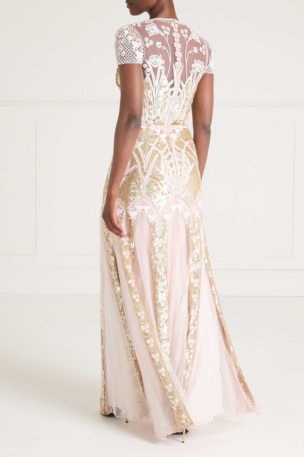 Cabira Gown - Rose Gold