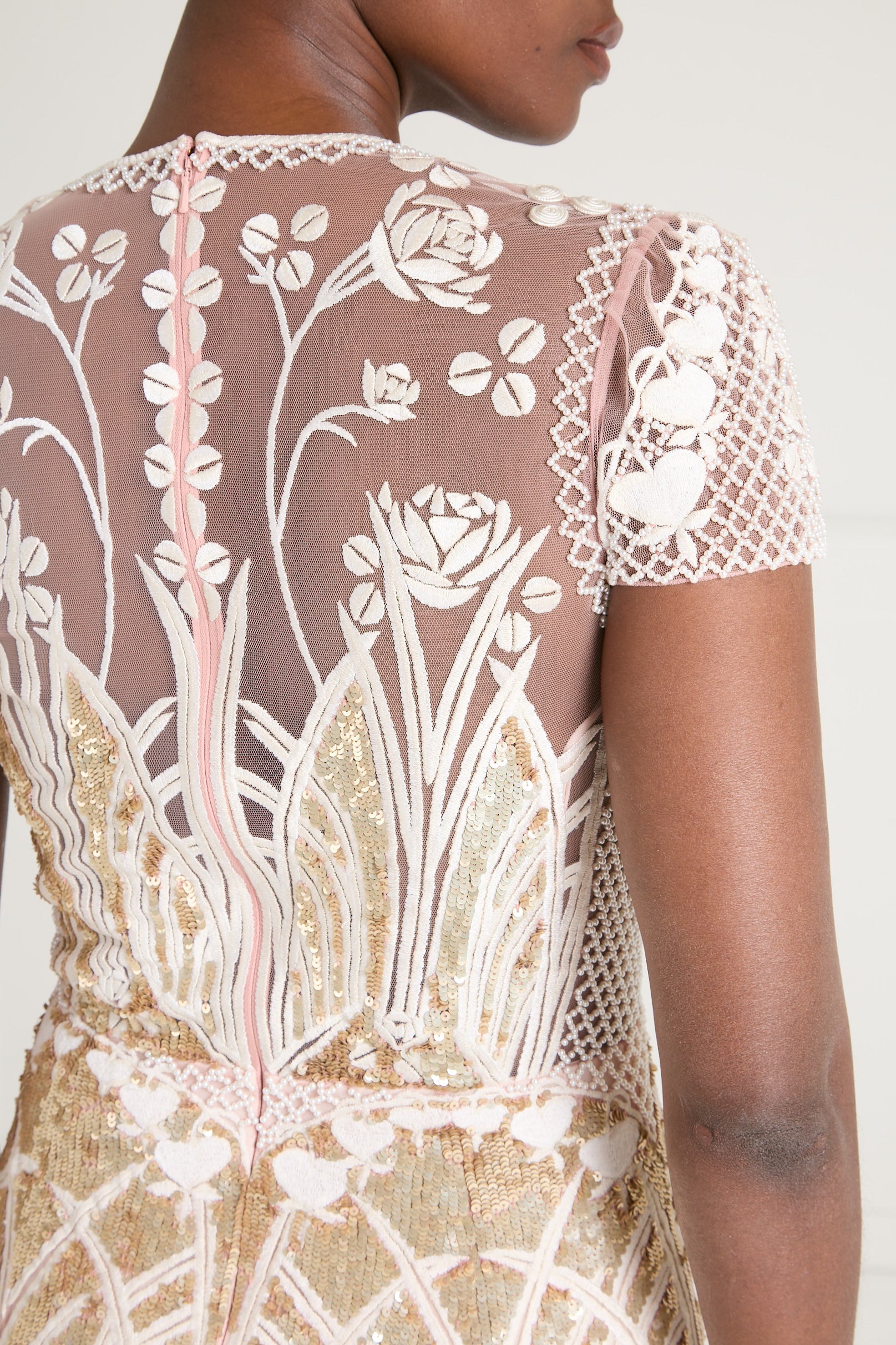 Cabira Gown - Rose Gold