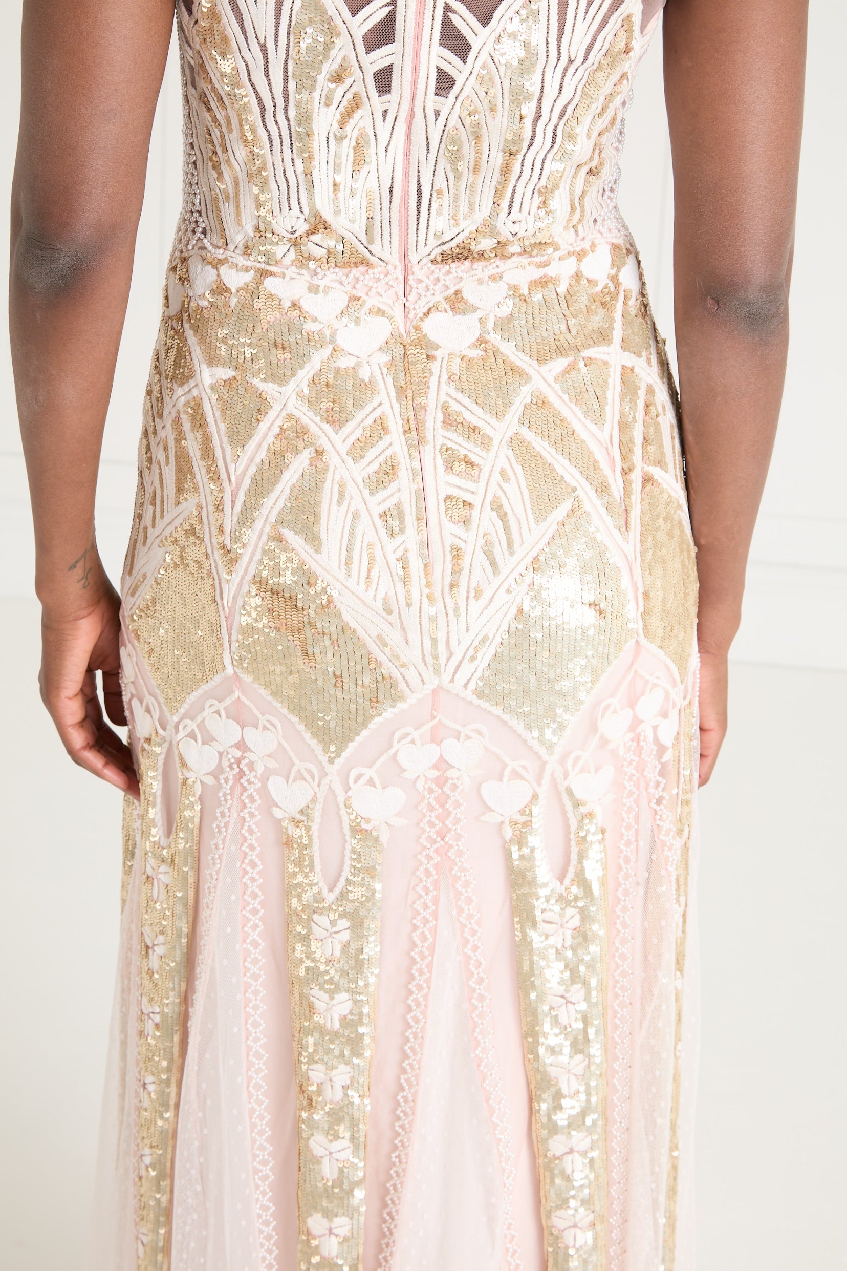 Cabira Gown - Rose Gold