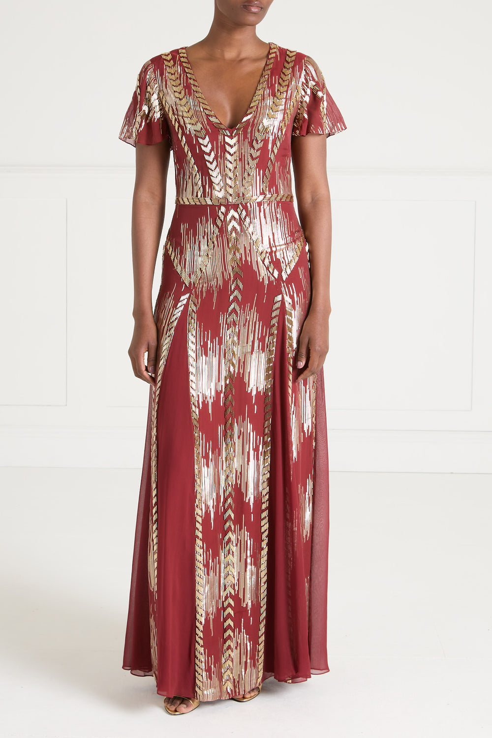 Viola Gown - Claret