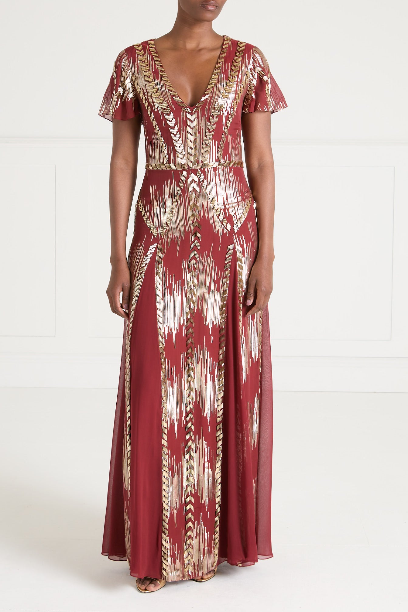 Viola Gown - Claret