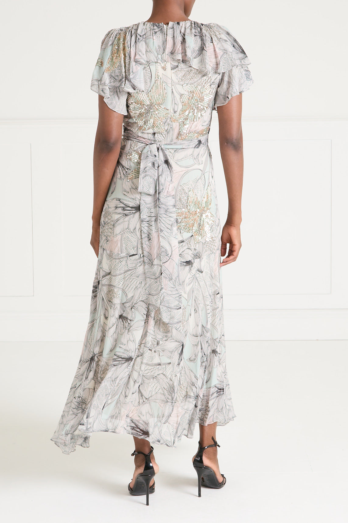 Nerissa Wrap Dress - Jade Green