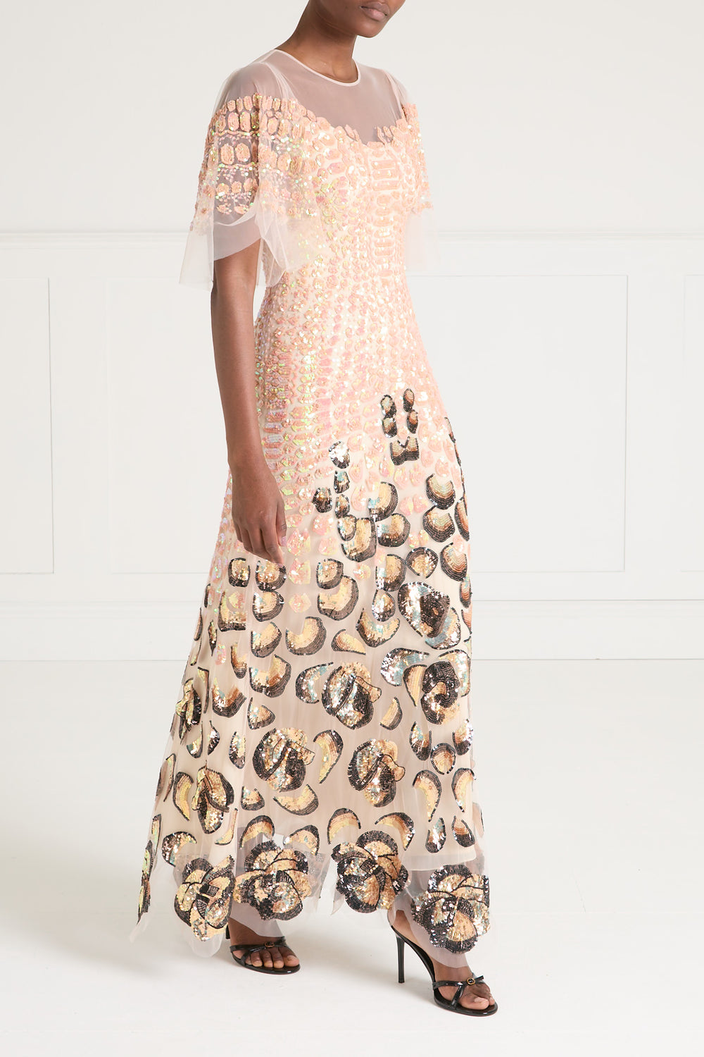 Piper Dress - Iridescent Gold
