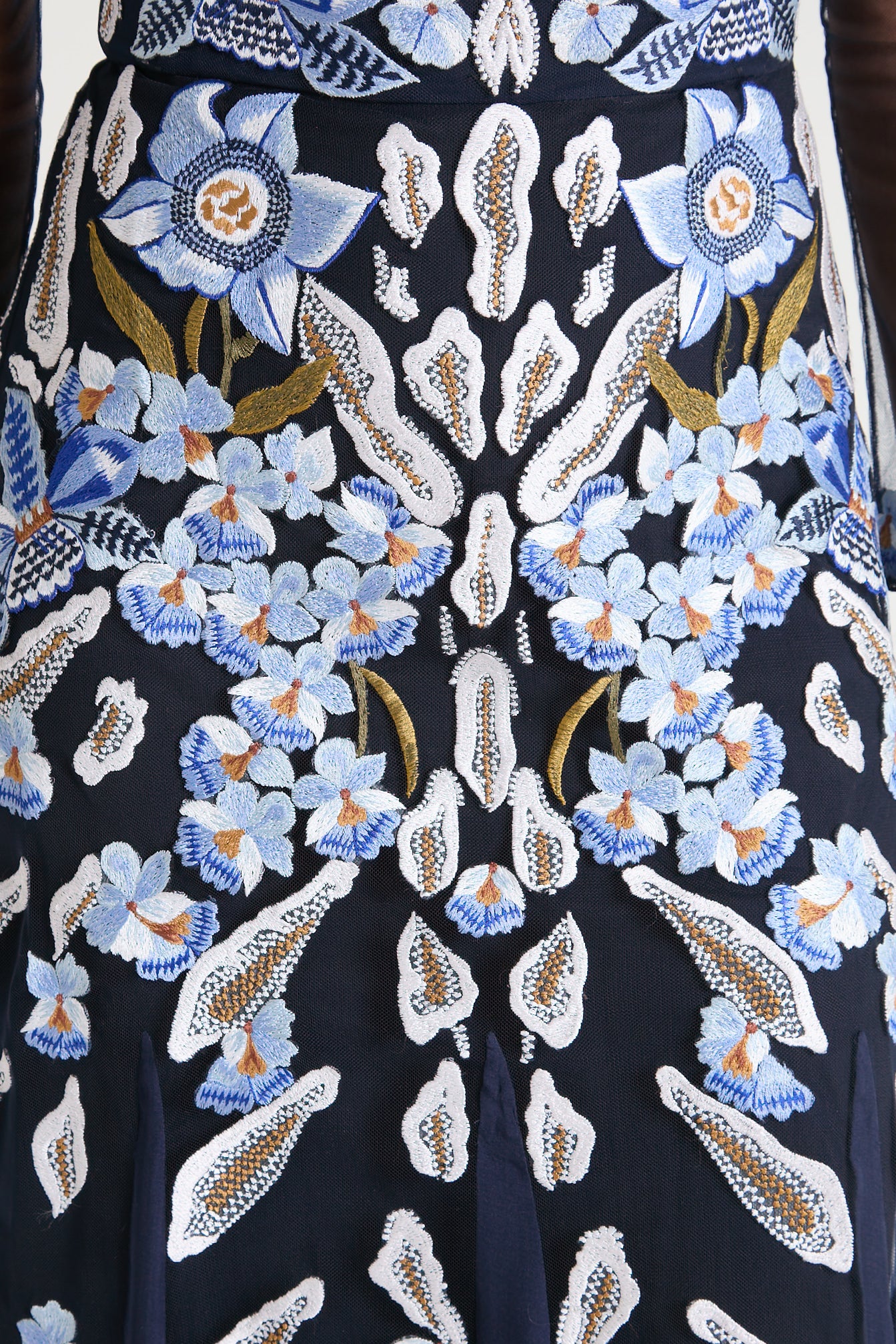 Pardus Sleeved Gown - Midnight