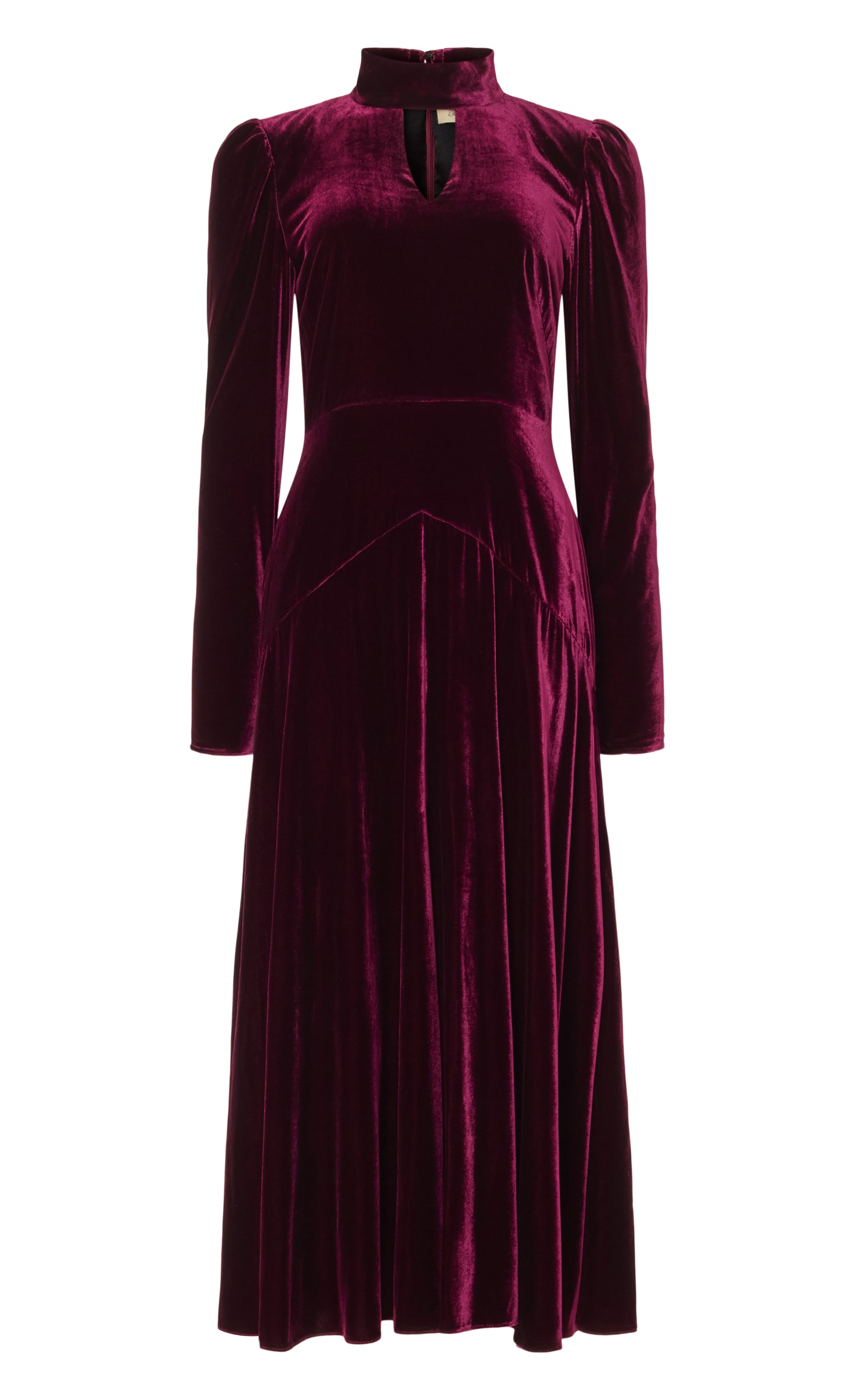 Clarice Split Dress - Claret