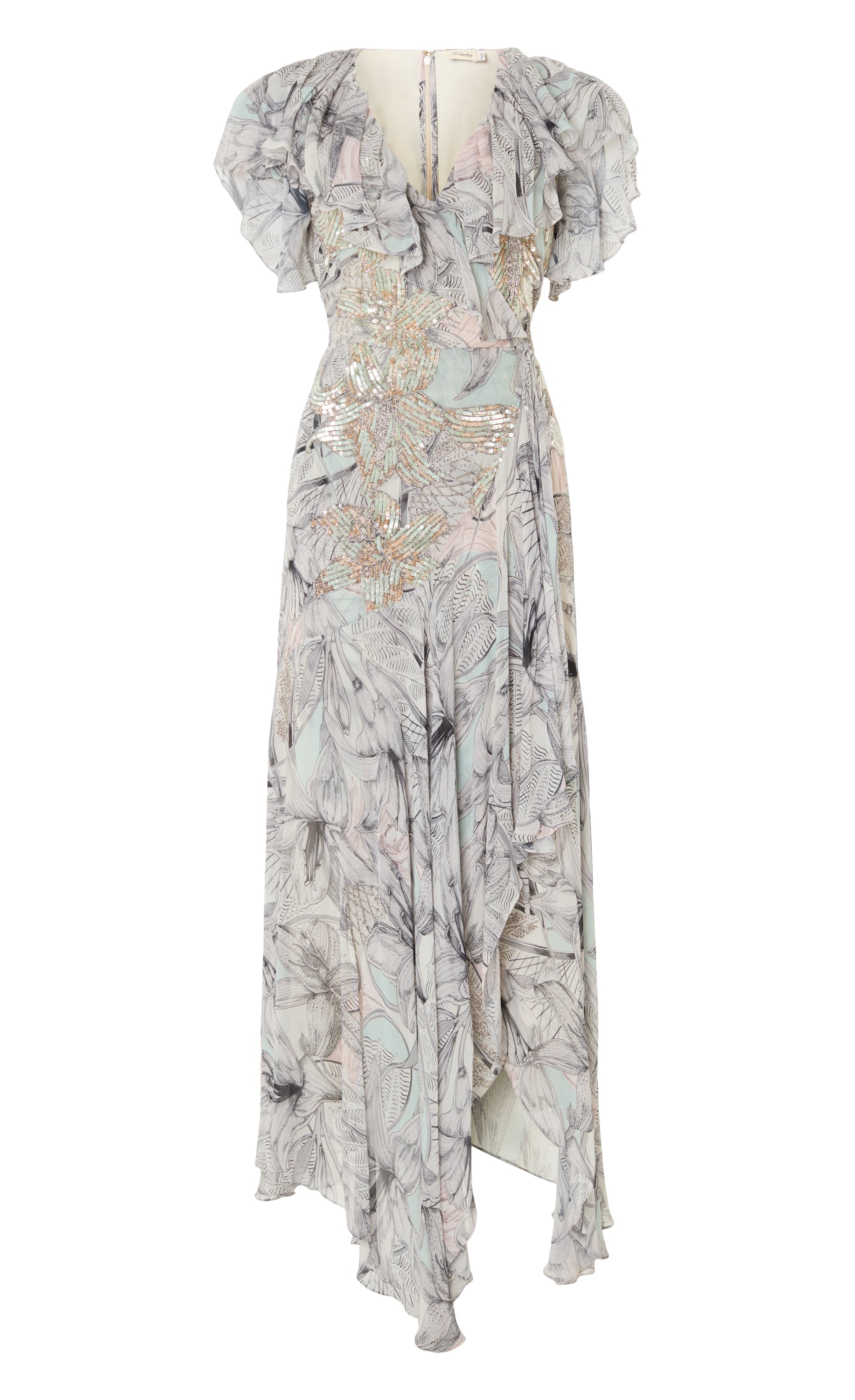 Nerissa Wrap Dress - Jade Green