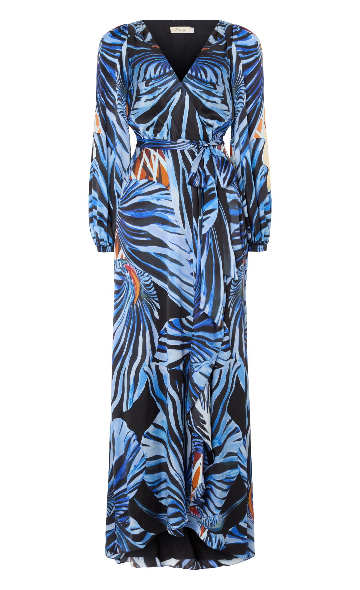 Titania Wrap Dress - Midnight Orchid